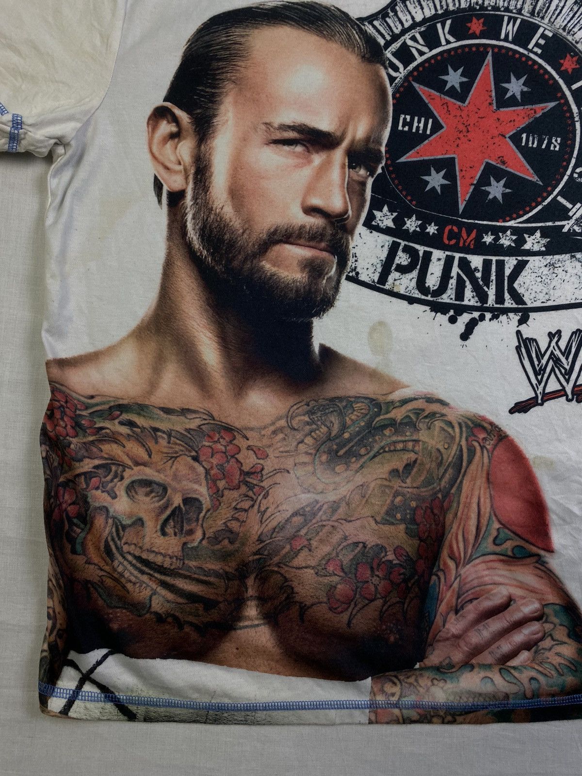 WWE Vintage CM Punk wrestling All Over Print wwe wwf y2k Size US S / EU 44-46 / 1 - 4 Thumbnail
