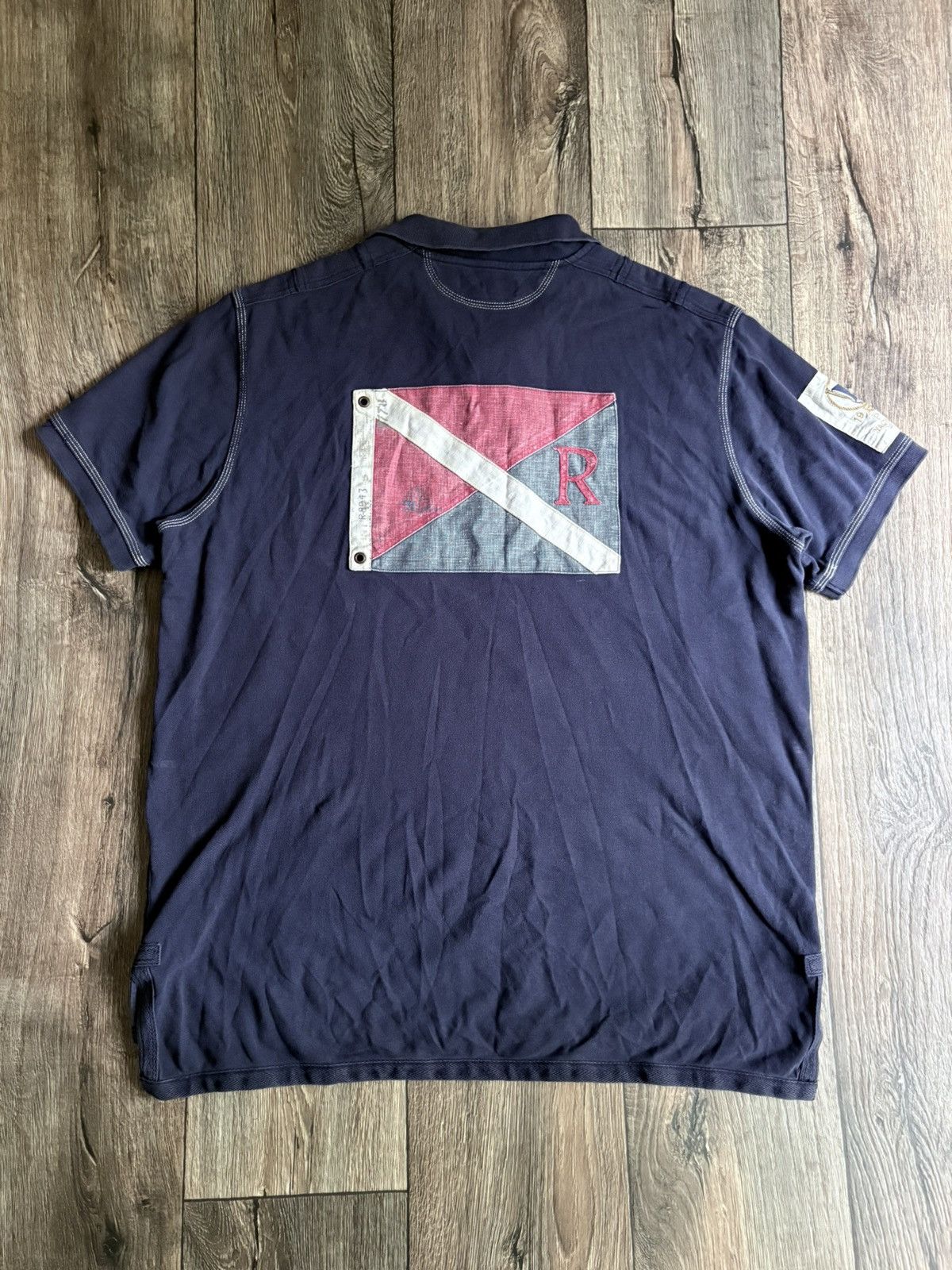 Polo Ralph Lauren Vintage Polo Ralph Lauren Big Pony Yachting Logo Polo Shirt Size US XXL / EU 58 / 5 - 9 Thumbnail