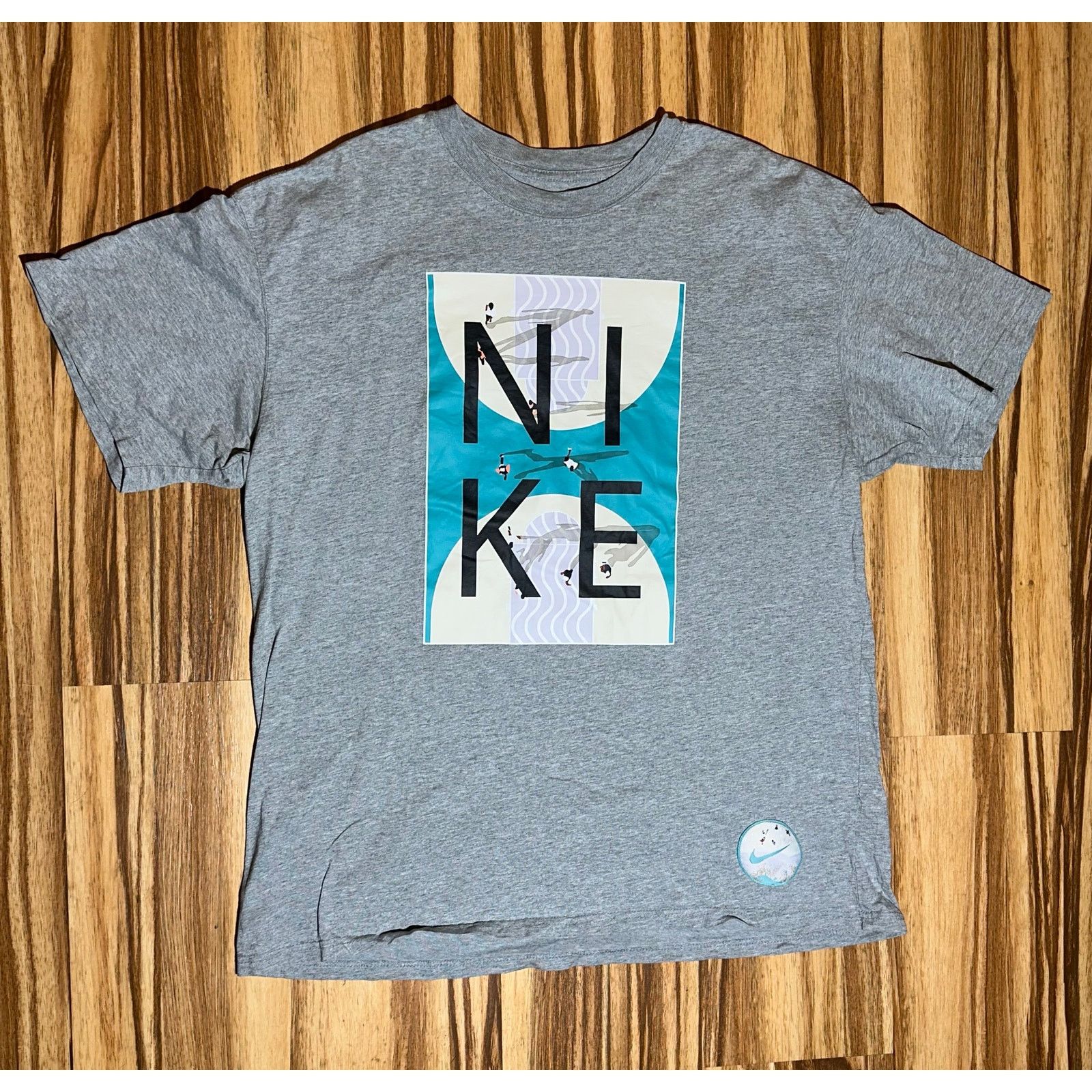 Nike Nike Gray Shirt With Baseball Court Size US L / EU 52-54 / 3 - 2 Thumbnail