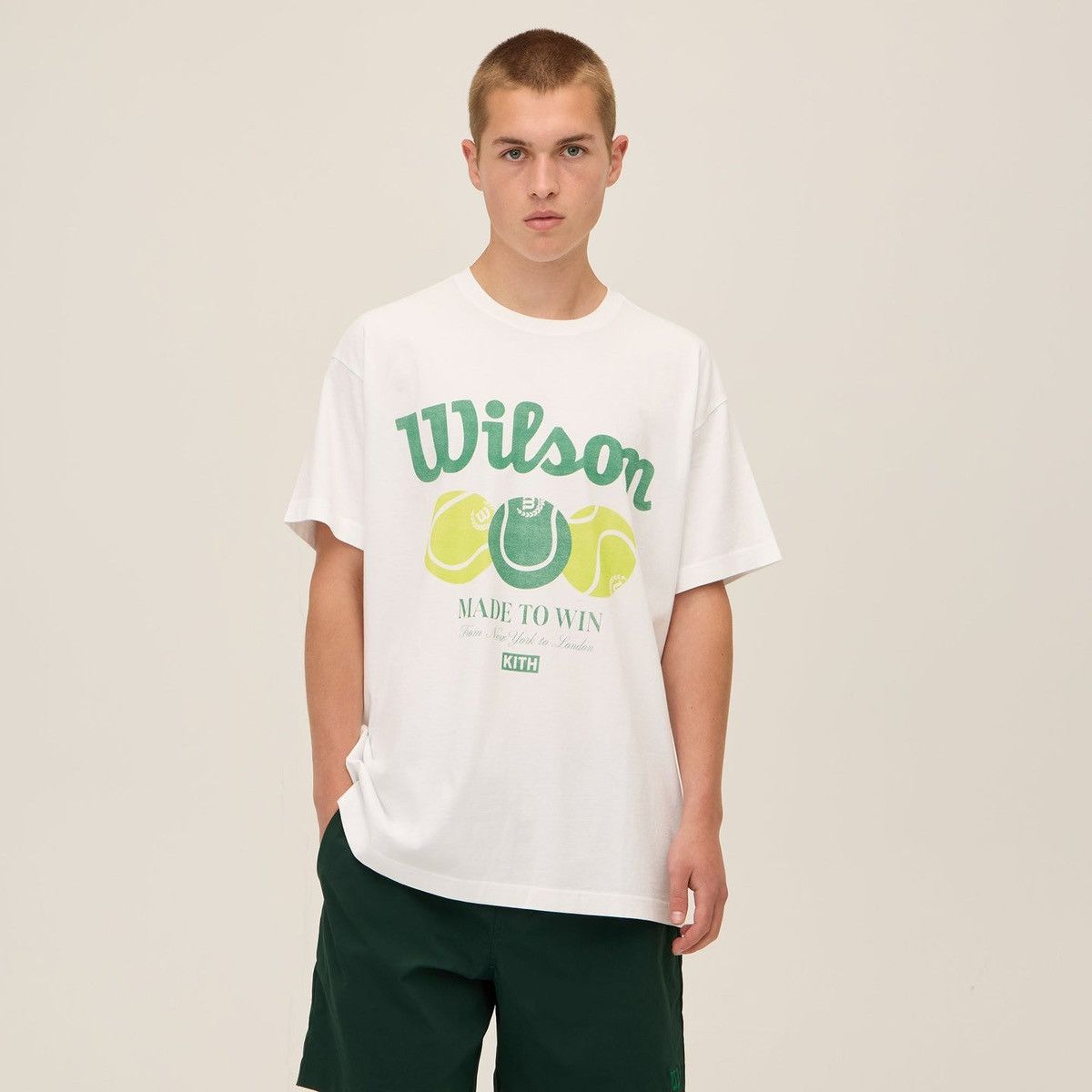 Kith × Wilson Kith for Wilson Made To Win Vintage Tee Graphic T-Shirt XXL Size US XXL / EU 58 / 5 - 2 Thumbnail