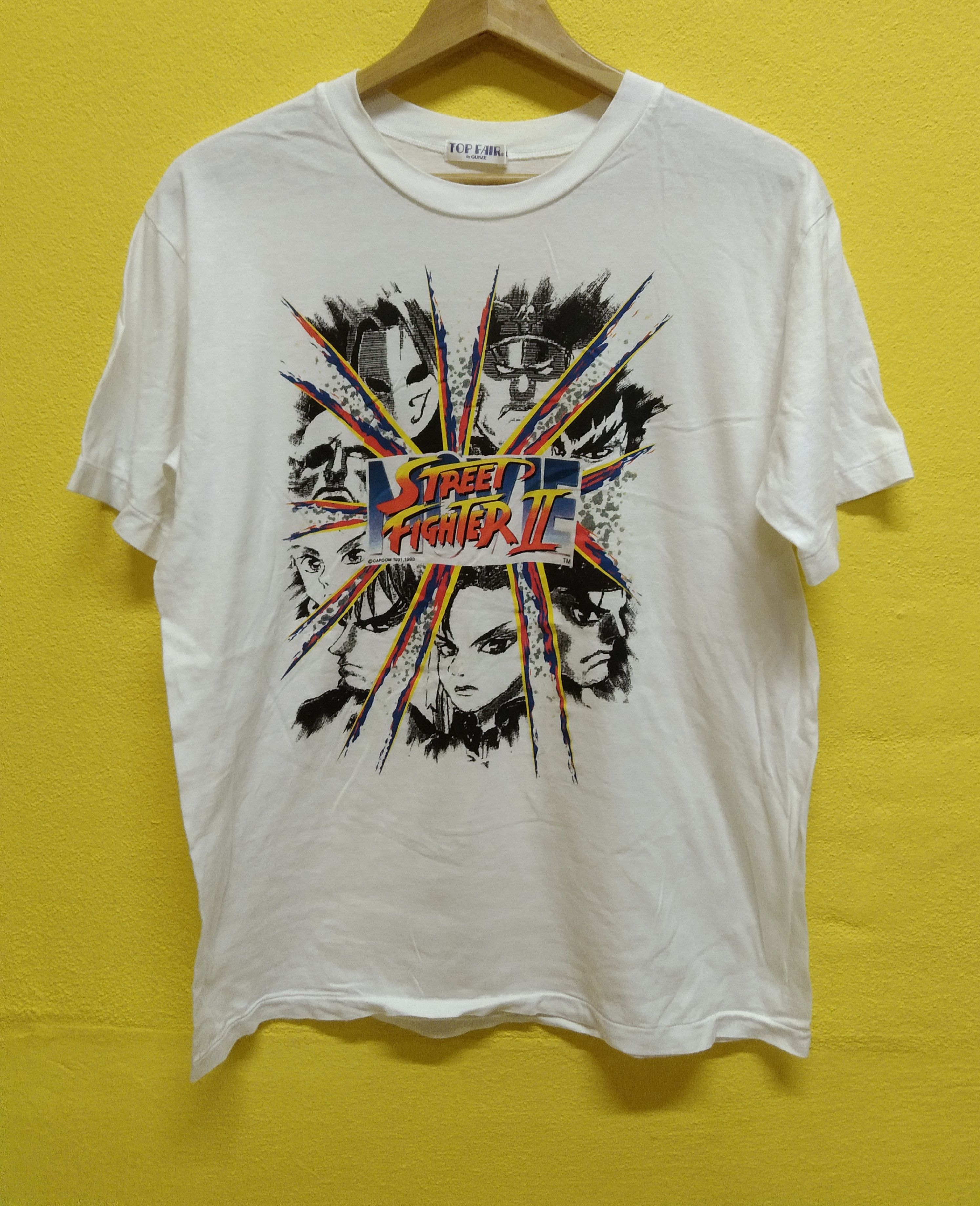 Anime × Street Fighter × Vintage Street Fighter11 Shirt Size US L / EU 52-54 / 3 - 1 Thumbnail