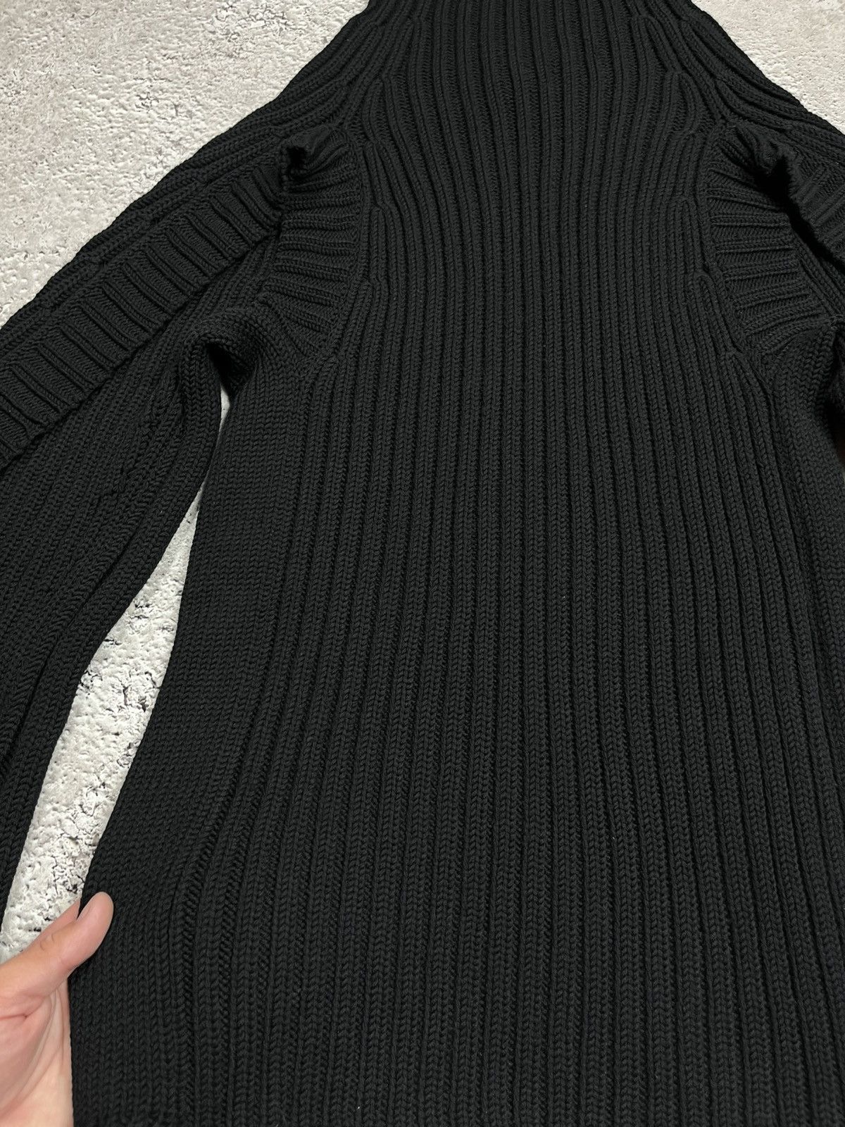 Yohji Yamamoto Y’s Yohji Yamamoto Unisex Heavy Knit Archive Open Sleeve Size US L / EU 52-54 / 3 - 5 Thumbnail