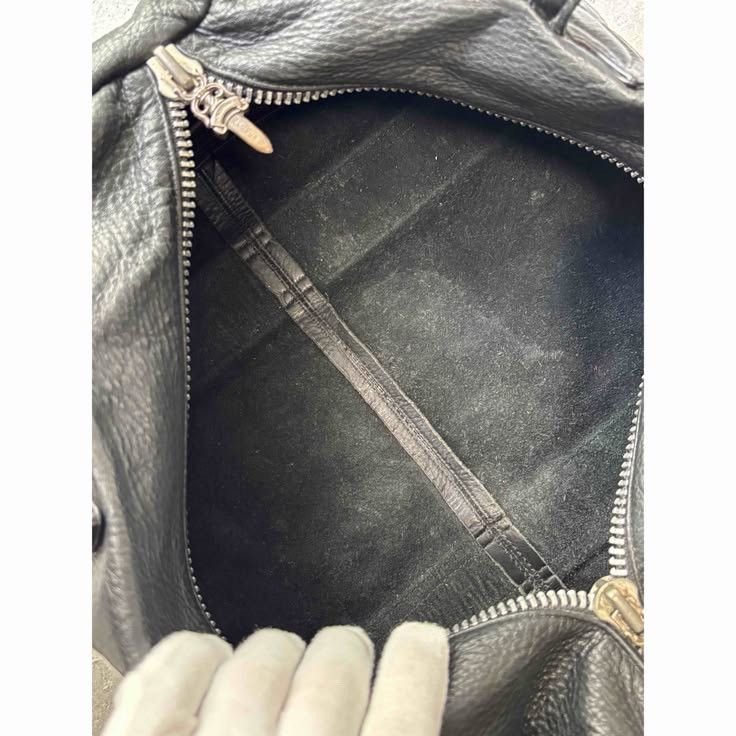 Chrome Hearts CH Duffle Tiny Leather Boston Bag Size ONE SIZE - 19 Thumbnail