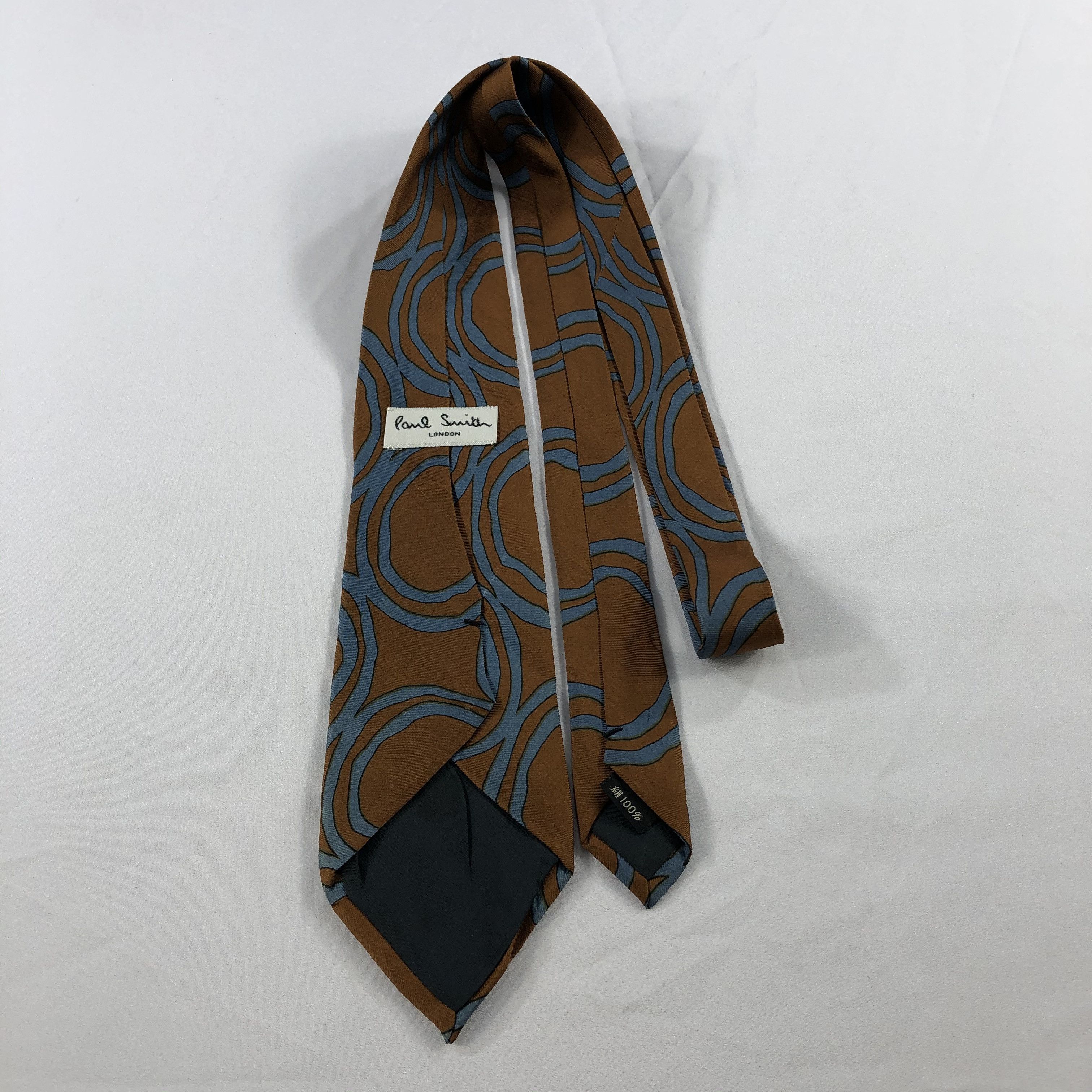 Paul Smith Paul Smith Abstract Silk Neck Tie T75 Size ONE SIZE - 2 Thumbnail