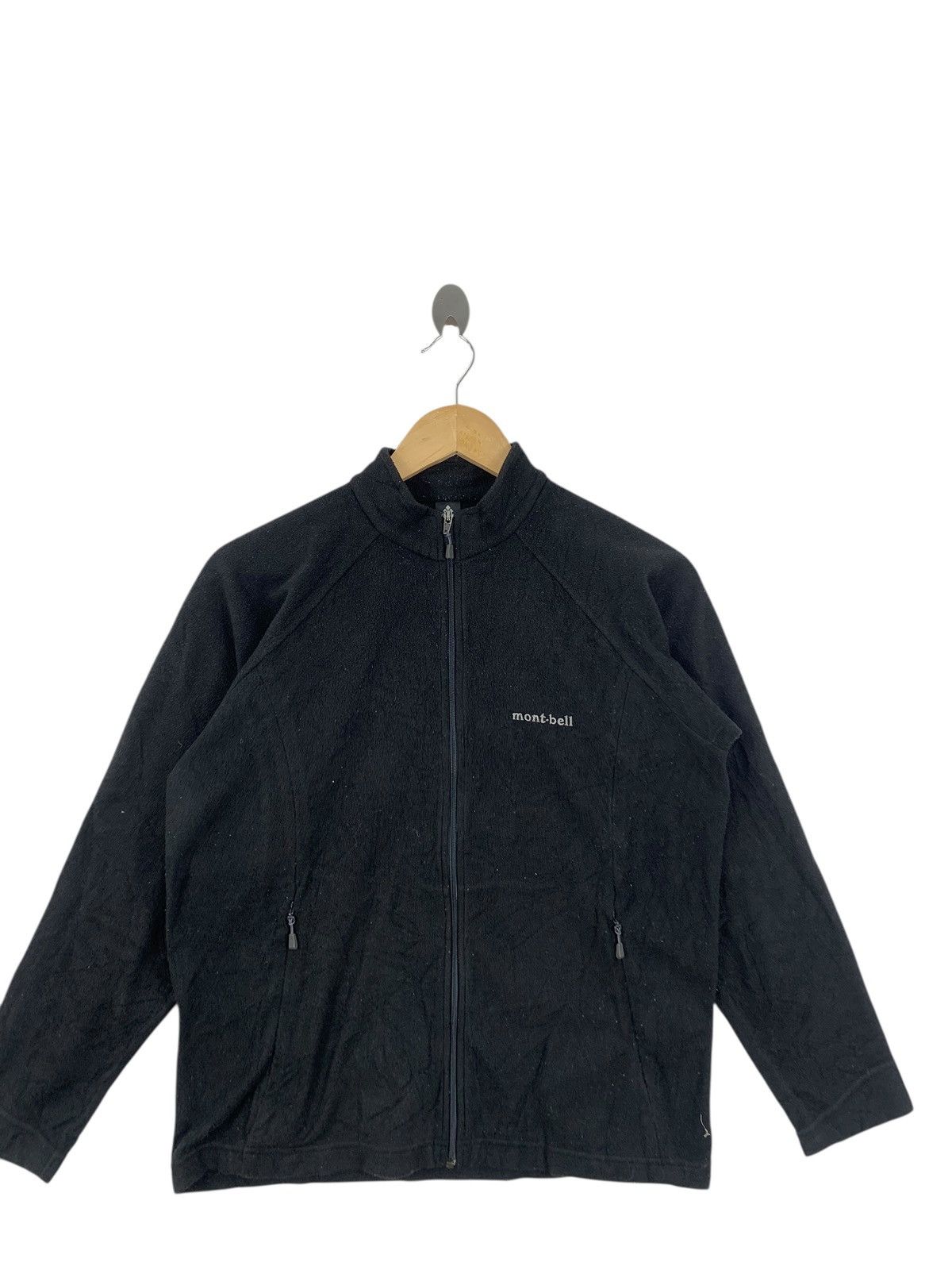Montbell Vintage MONTBELL CHAMEECE MICROFLEECE Black Fleece Jacket Size US M / EU 48-50 / 2 - 4 Thumbnail