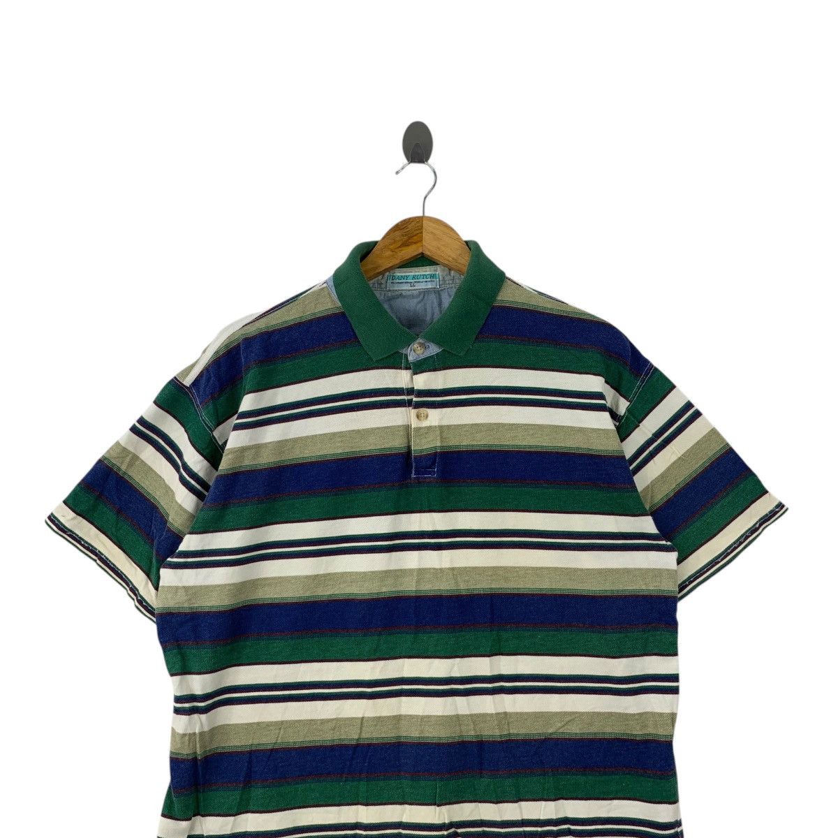 Vintage Vintage 90’ DANY KUTCH GOLF Striped Polo Tee Shirt Top Size US XL / EU 56 / 4 - 2 Thumbnail