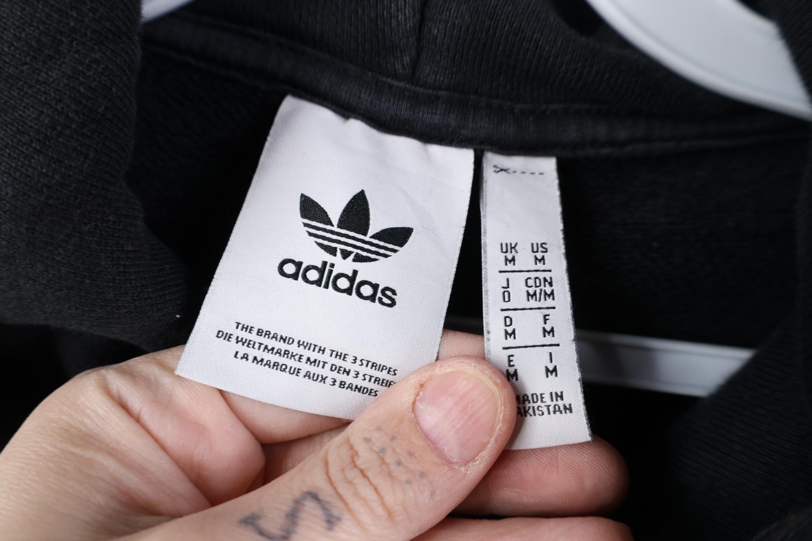 Adidas Vintage Y2K Adidas Spell Big Logo Hoodie Sweatshirt Black Size US M / EU 48-50 / 2 - 8 Thumbnail