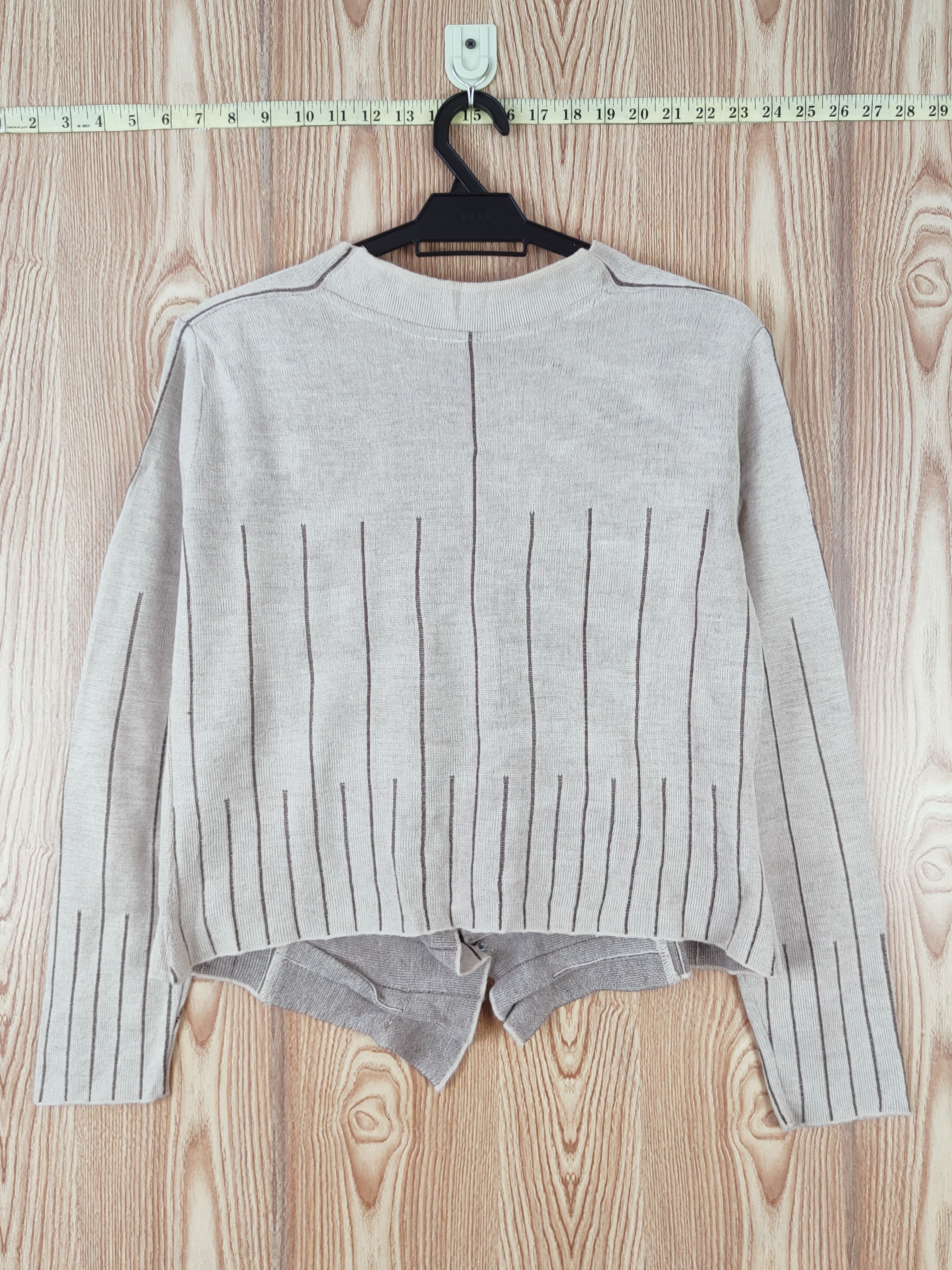 Vintage LaQucnty Beige Knitwear Cardigan #W685 Size M / US 6-8 / IT 42-44 - 7 Thumbnail