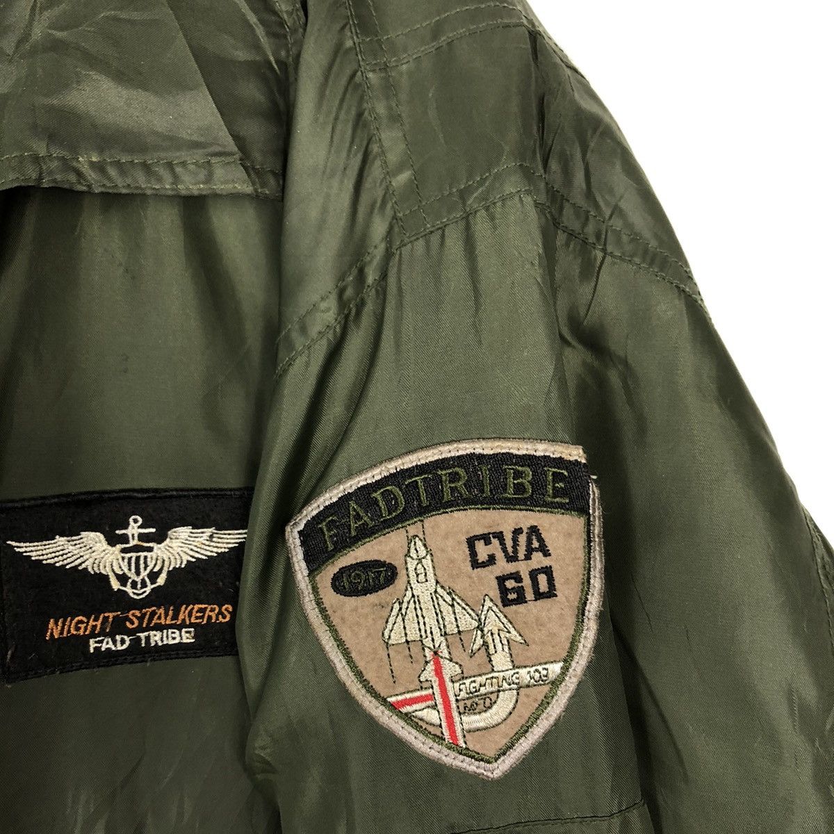 Japanese Brand 🔥90’s VINTAGE RIOT RIOT BOMBER JACKET FAD TRIBE JAPAN Size US L / EU 52-54 / 3 - 15 Thumbnail