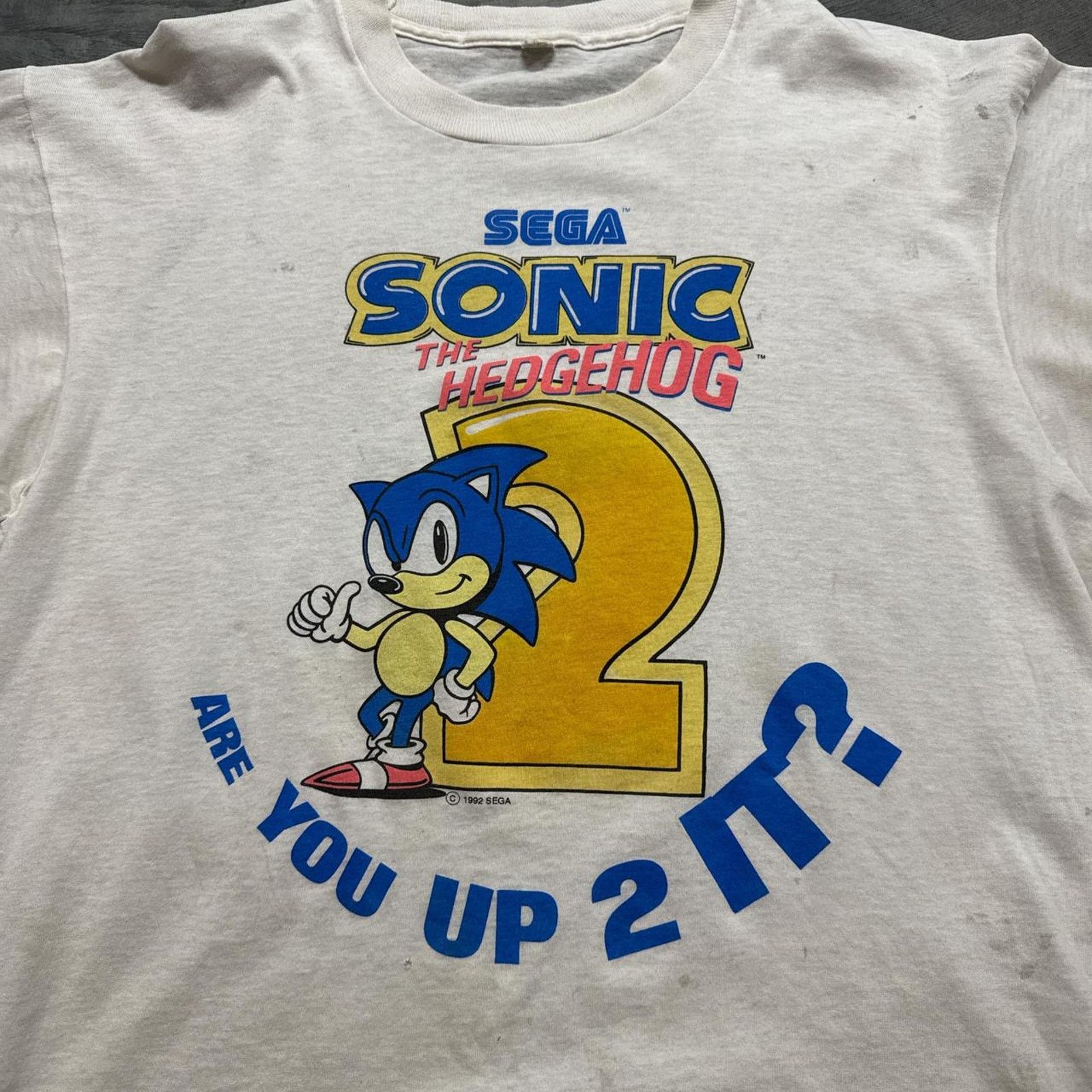 Vintage Sega Sonic The Hedgehog Two Vintage 90s Distressed T-Shirt Size US XL / EU 56 / 4 - 2 Thumbnail