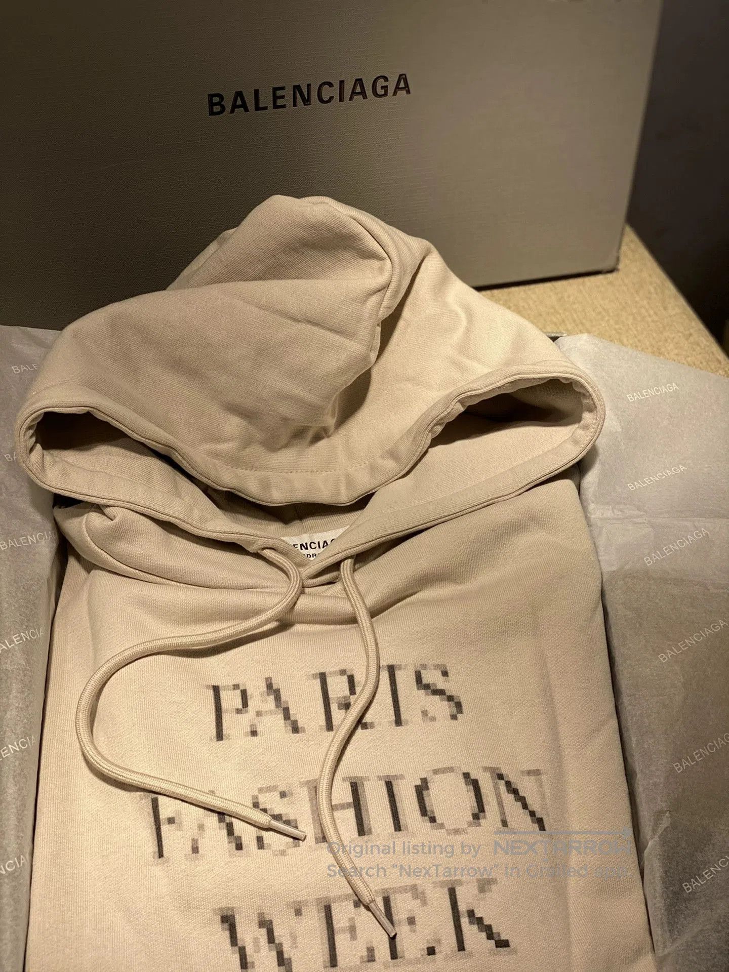 Balenciaga Balenciaga Paris Fashion Hoodie. Size US M / EU 48-50 / 2 - 1 Thumbnail