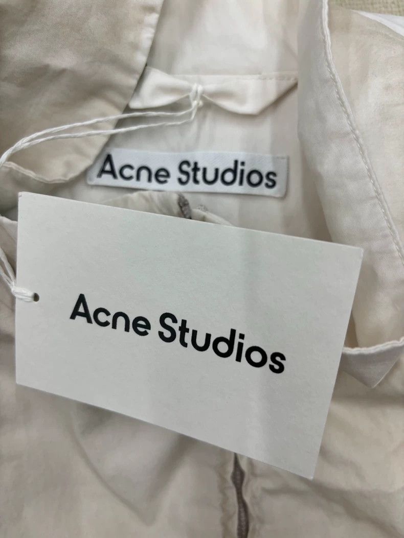 Acne Studios Acne Studios 24FW 1996 Slogan White Mud Dye Coach Jacket Ja Size US M / EU 48-50 / 2 - 4 Thumbnail