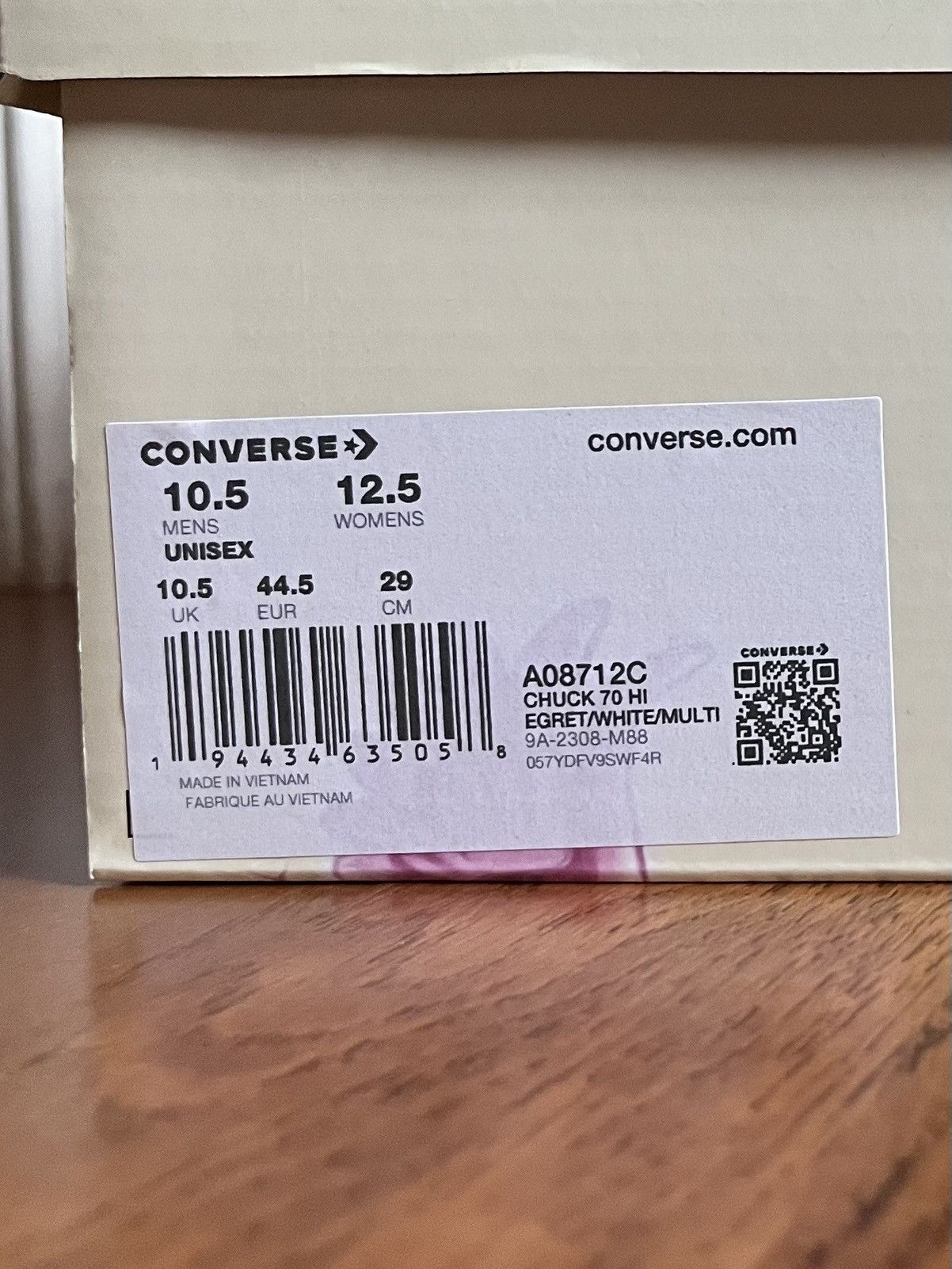 Golf Wang Golfwang “Airbrush” Chuck 70 Hi Converse Size US 10.5 / EU 43-44 - 9 Thumbnail
