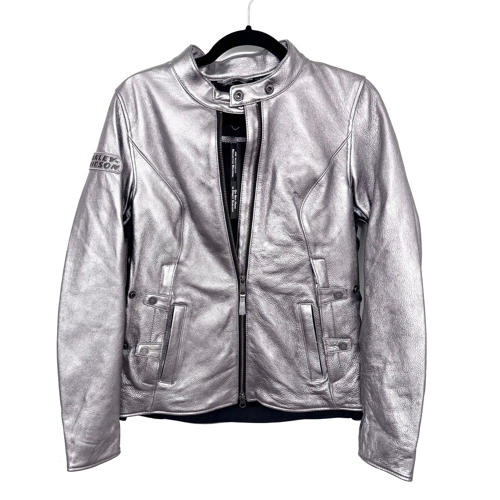 Harley Davidson Harley-Davidson Women's Pursuit Triple Vent Leather Jacket Size S / US 4 / IT 40 - 1 Thumbnail