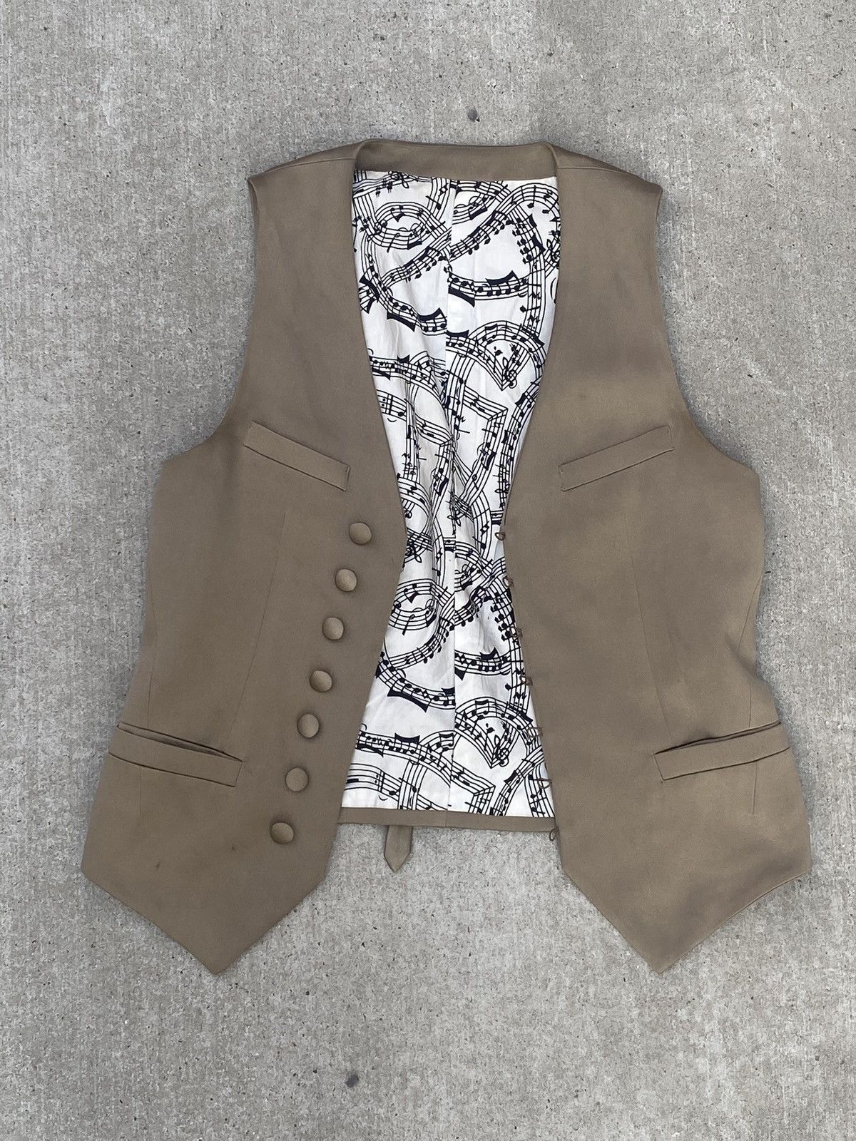 Number (N)ine Number (n)ine SS07 silk vest Size 40R - 1 Thumbnail
