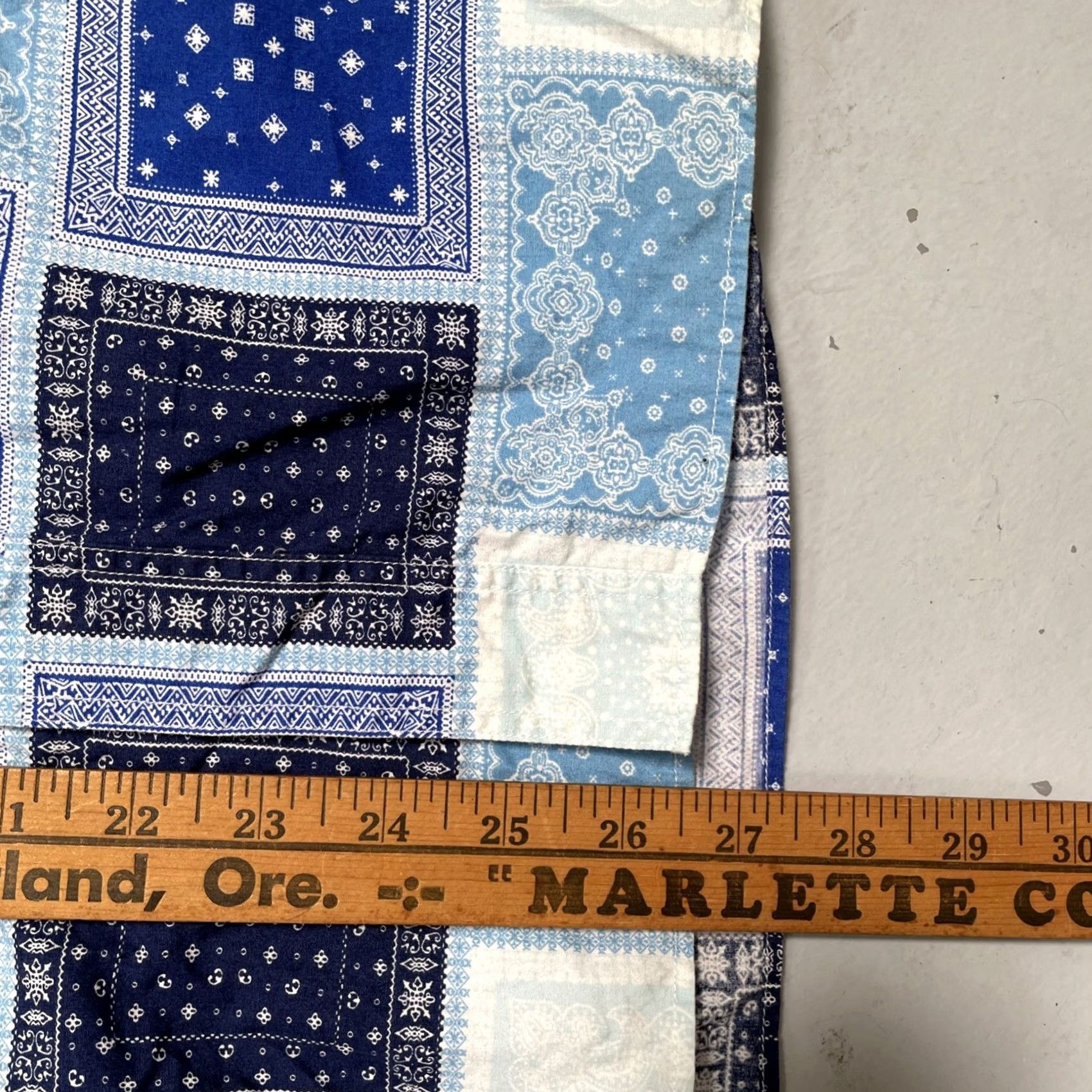 Sugar Cane Sugar Cane Work Shirt M Paisley Pattern Patchwork Light Made In Japan Size US M / EU 48-50 / 2 - 5 Thumbnail