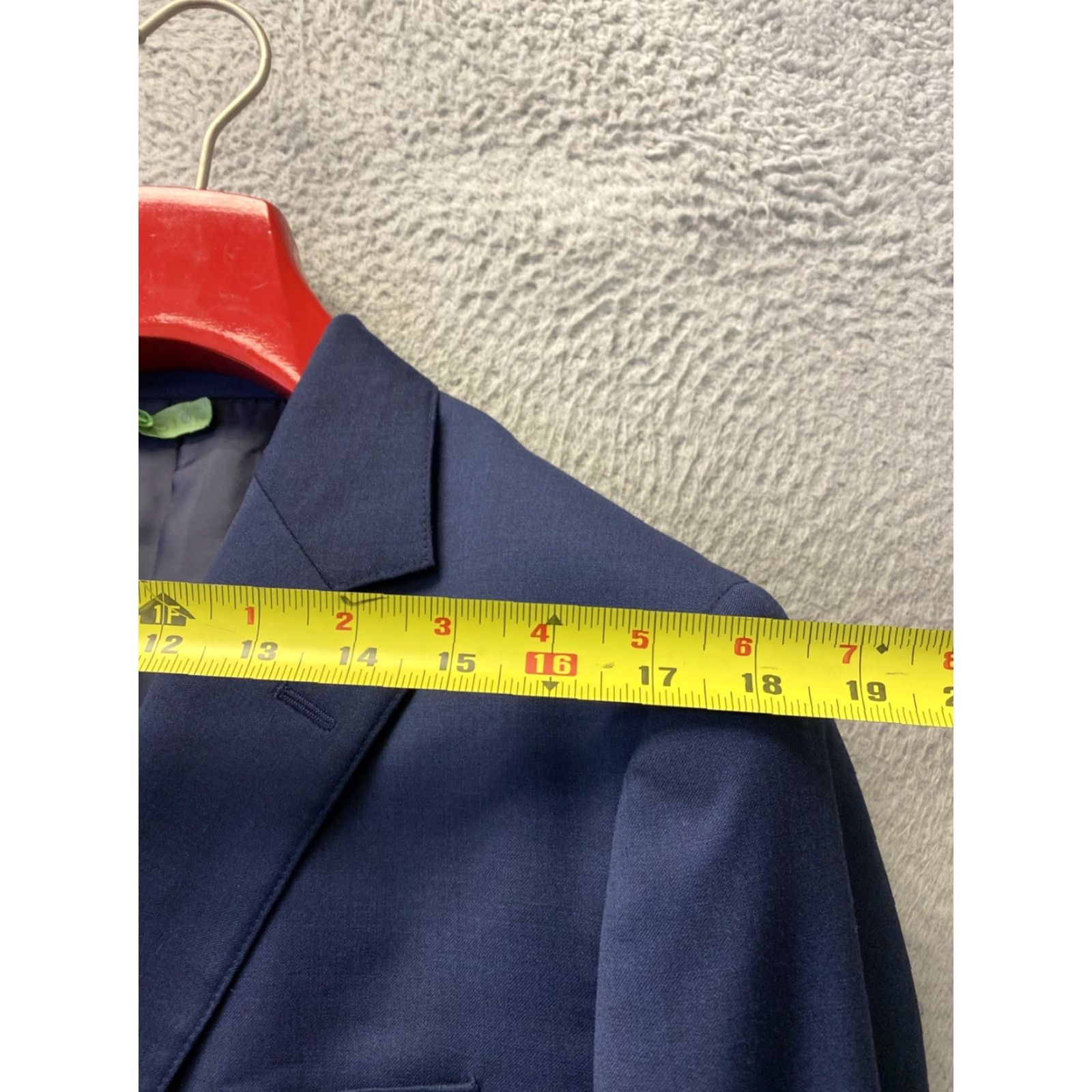 Bonobos Bonobos Blazer Mens 40R Slim Wool Navy Blue Jacket Blazer - 40 Wool /0175 Size 40R - 5 Thumbnail