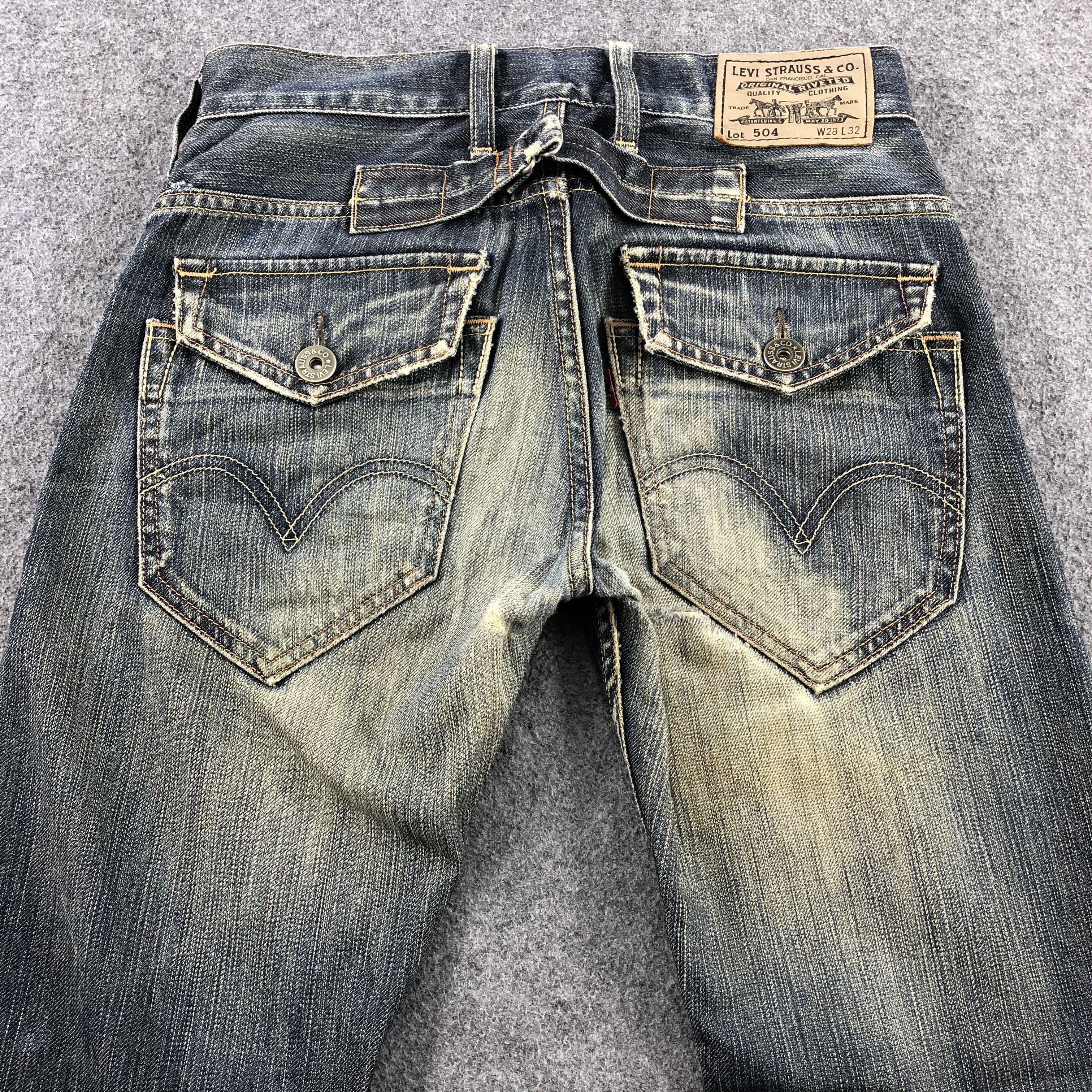 Levi's × Vintage Vintage Blue Wash Levis 504 Jeans-JM1935 Size US 29 - 5 Thumbnail