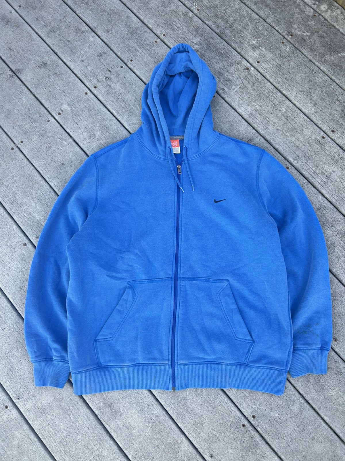 Nike × Vintage Y2K Nike blue sweatshirt Size US L / EU 52-54 / 3 - 1 Thumbnail
