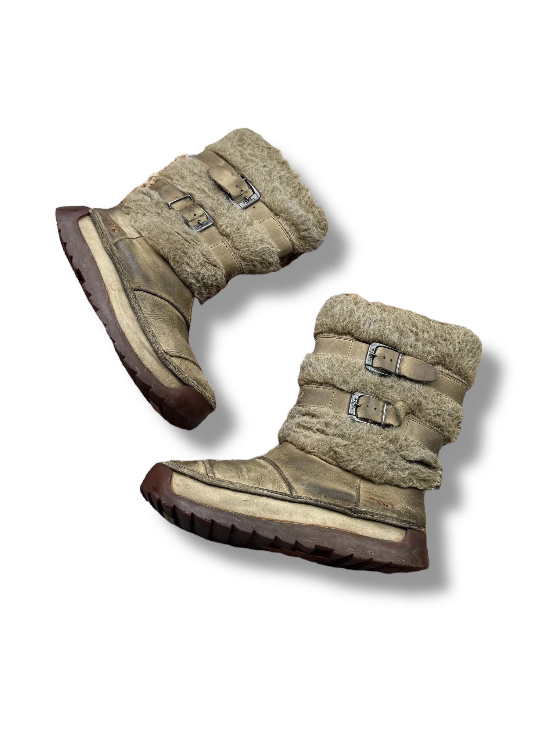 Other Y2K Leather Winter Boots(V303) Size US 9 / IT 39 - 1 Thumbnail