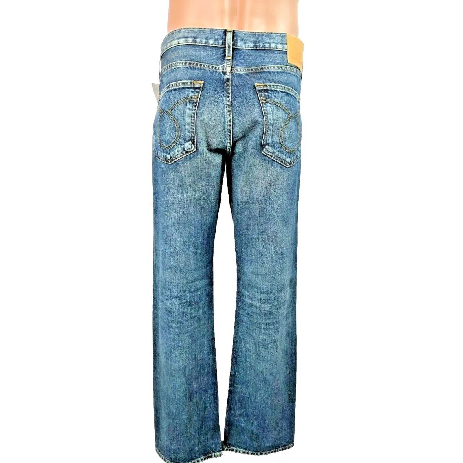 Vintage BIG STAR Jeans Union Regular Straight Medium Wash 32x32 Denim Men Distressed Stars 90s Style Vintage? No N/A Size US 32 / EU 48 - 2 Thumbnail