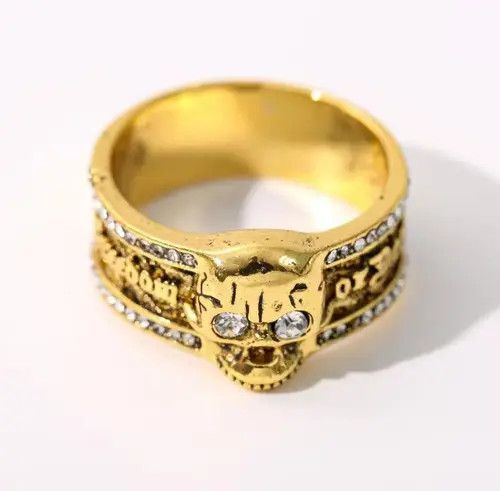 Japanese Brand Skull Punk men's ring new style Size ONE SIZE - 1 Thumbnail