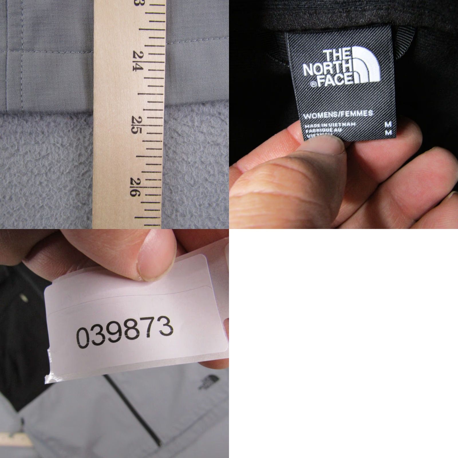 The North Face The North Face Vest Womens M Black Gray Windbreaker Zip Up Softshell Hiking Vest (Mid-Length) Womens Size M / US 6-8 / IT 42-44 - 8 Thumbnail