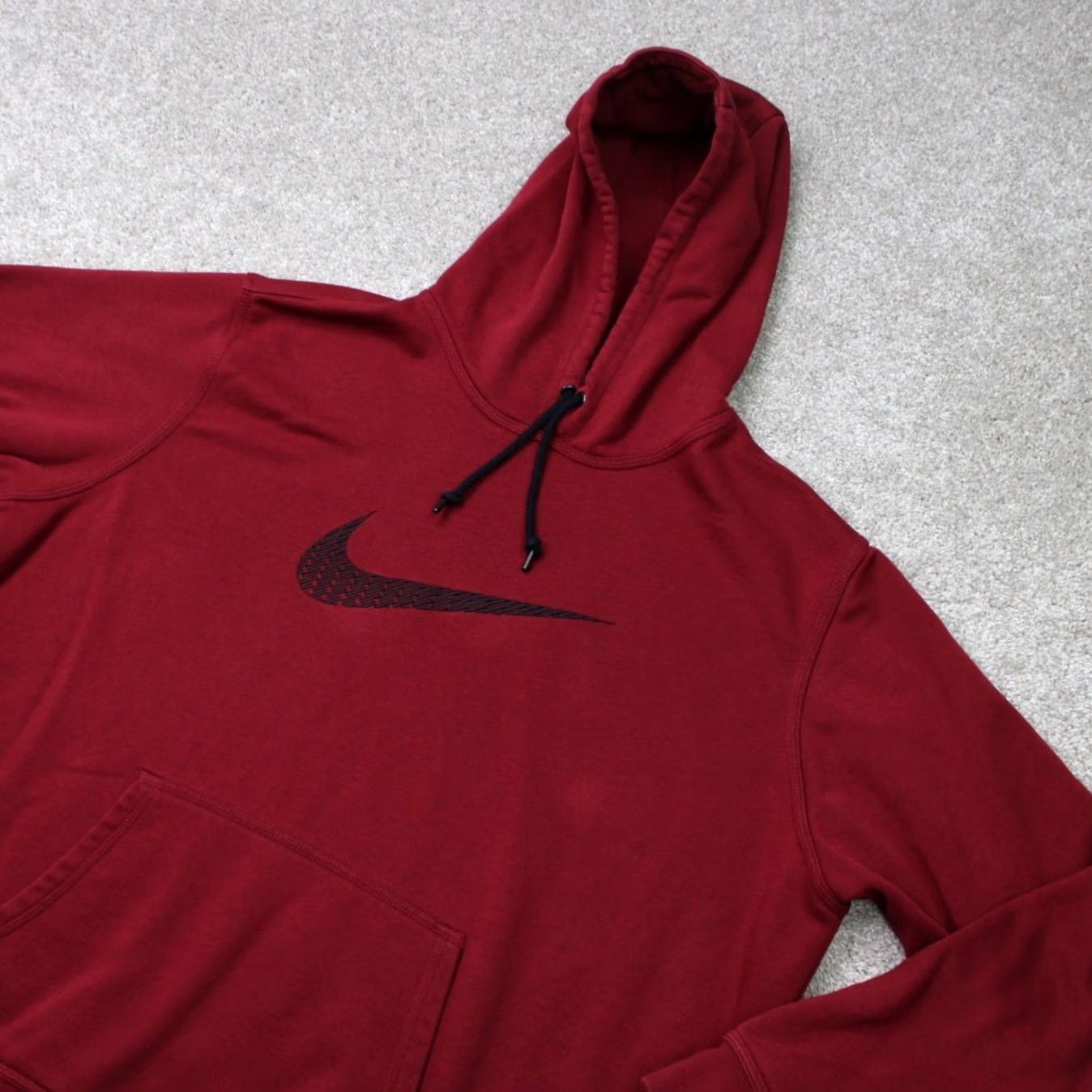Nike Nike Hoodie Mens 2XL Red Center Swoosh Fleece Hooded Sweatshirt Size US XXL / EU 58 / 5 - 2 Thumbnail