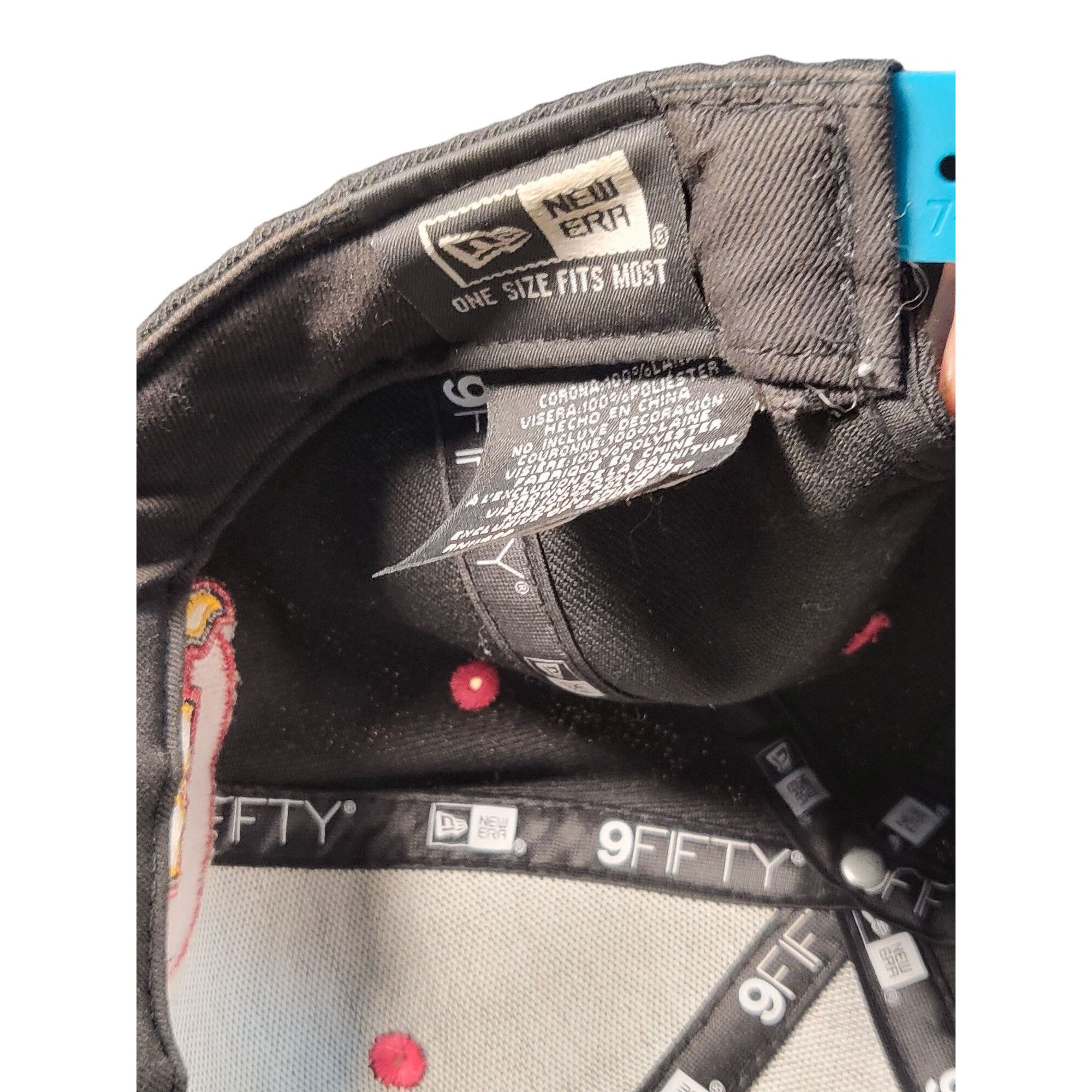 New Era Miami Heat NBA Snapback Hat New Era 9Fifty Graphic Print Bas Size ONE SIZE - 8 Thumbnail