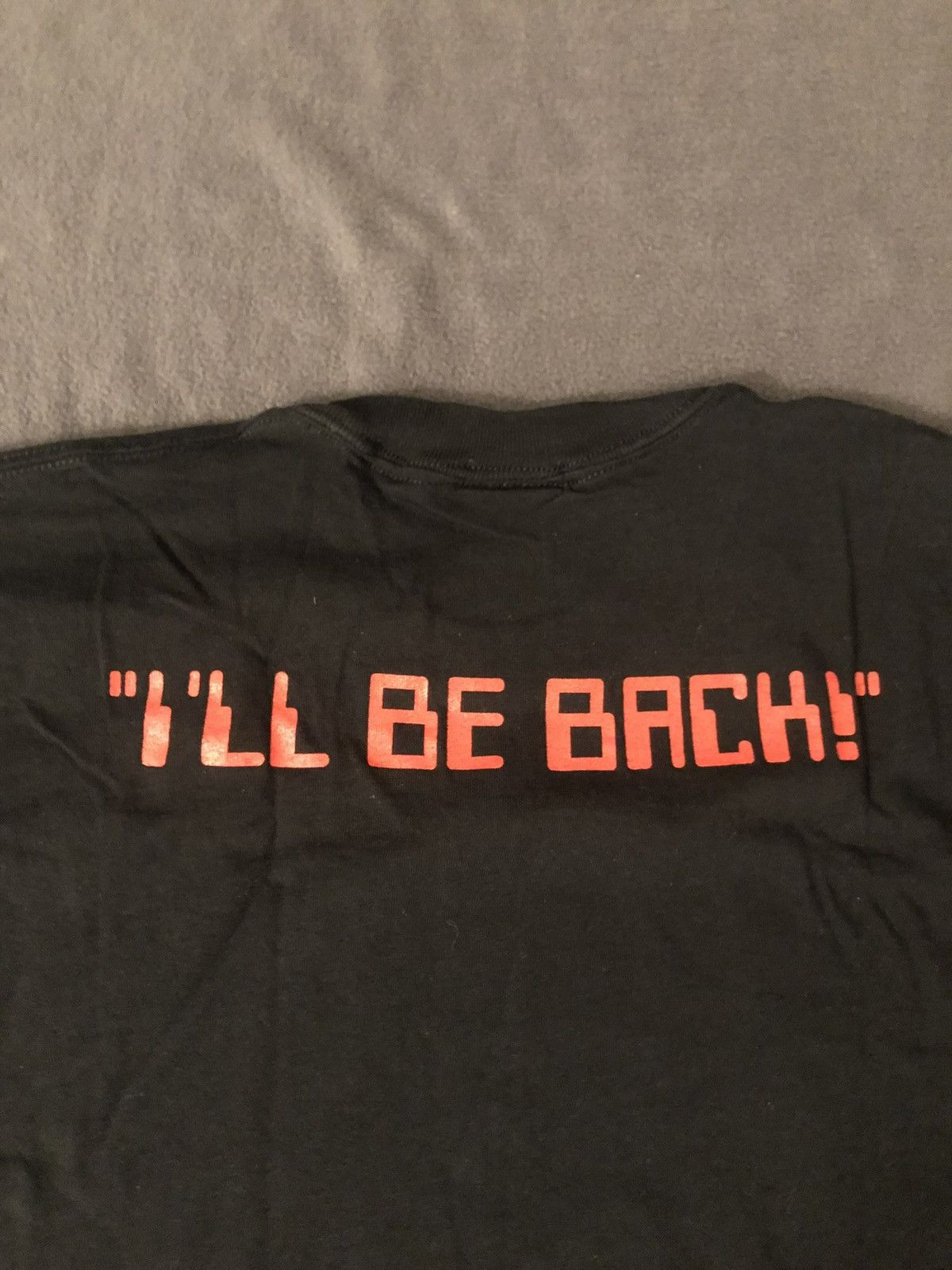 Vintage rare vintage Terminator Arnold Schwarzenegger movie t shirt Size US XL / EU 56 / 4 - 7 Thumbnail