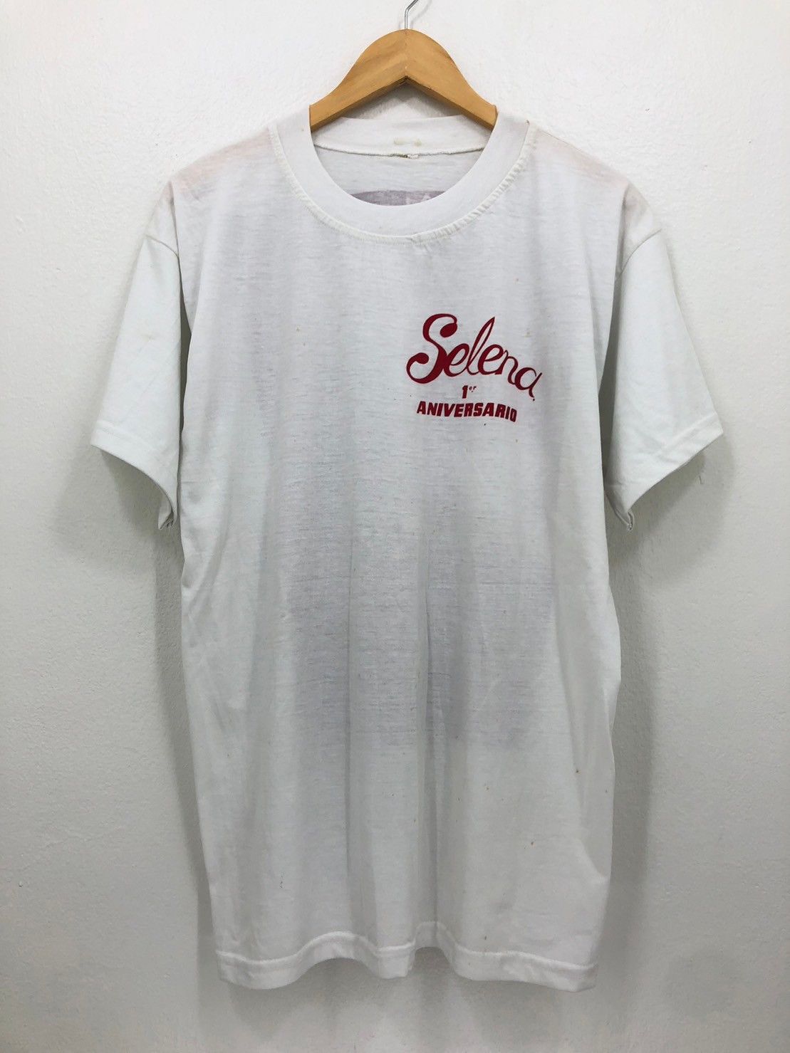 Vintage Vintage 90s-00's Selena Aniversario shirt 1er Size US L / EU 52-54 / 3 - 3 Thumbnail