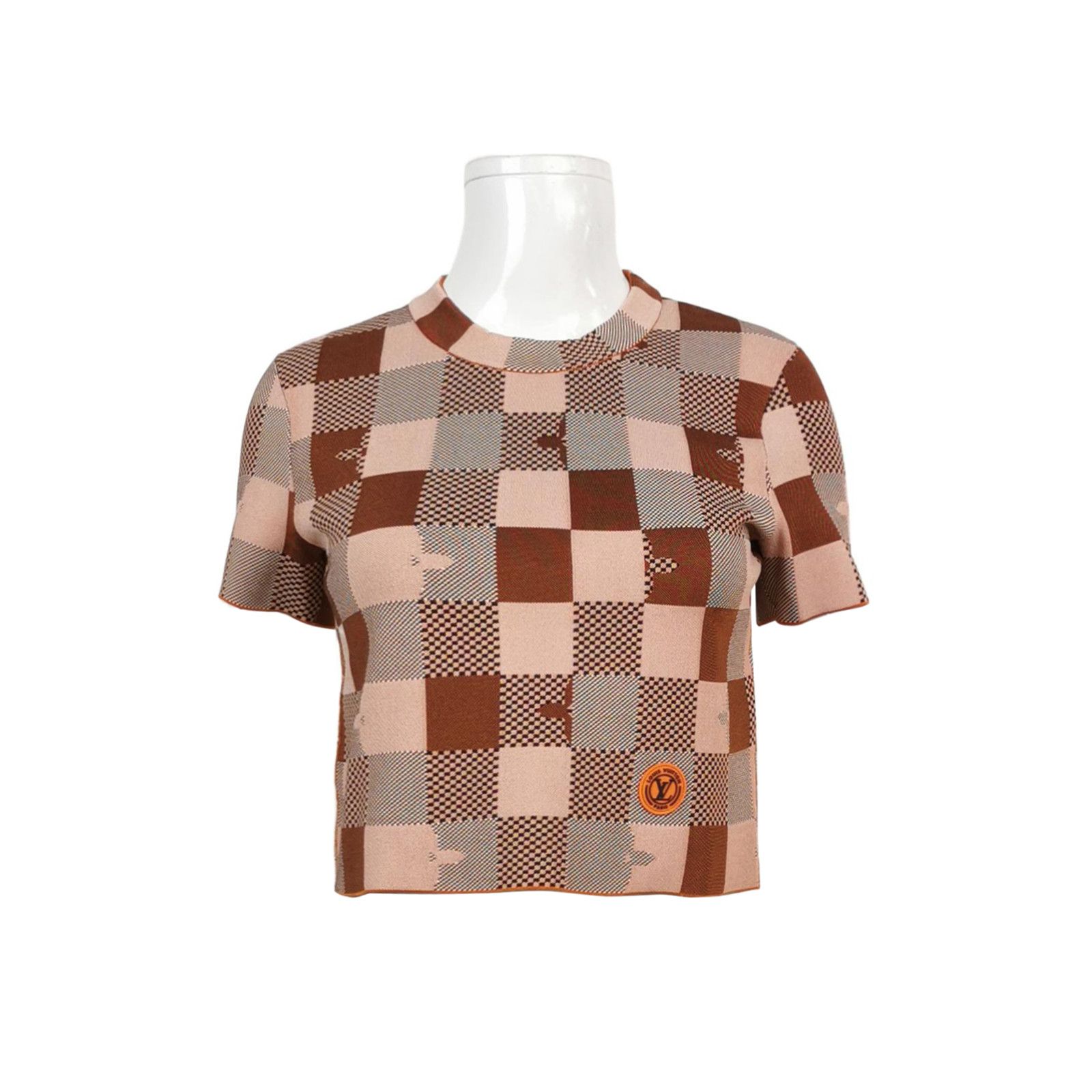 Louis Vuitton Louis Vuitton Checkerboard Knit Sweater Size M Size M / US 6-8 / IT 42-44 - 1 Thumbnail