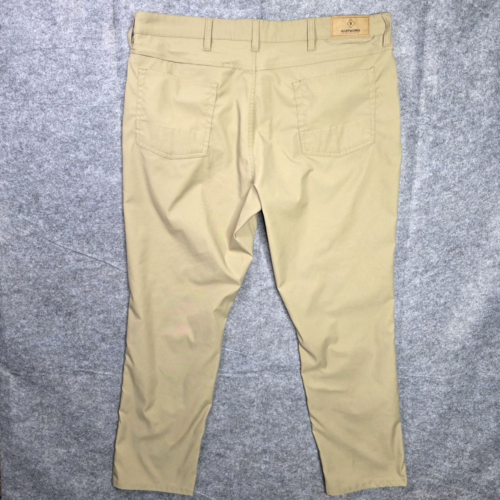 Vintage Bluffworks Ascender Pants Mens 40x30 Slim Fit Travel Chino Khaki Performance Size US 40 / EU 56 - 7 Thumbnail