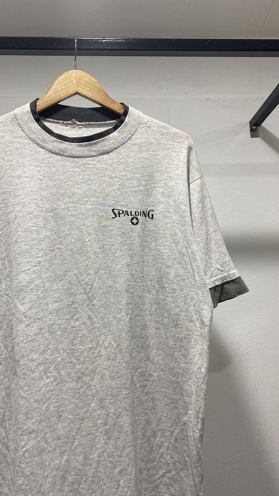 Vintage Spalding 70s 80s Single Stitch Tshirt Size US L / EU 52-54 / 3 - 3 Thumbnail