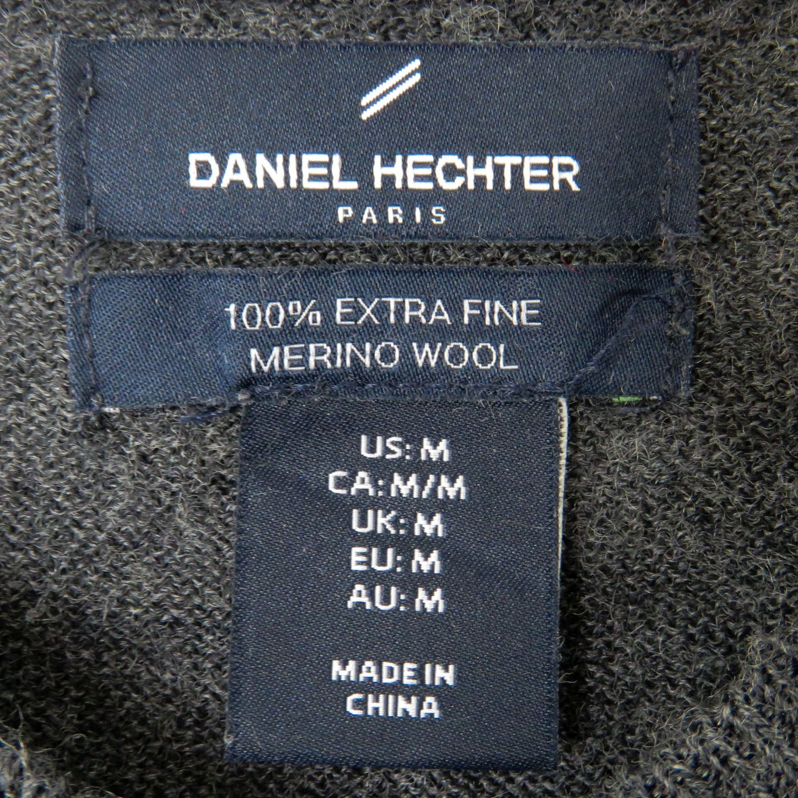 Nordstrom Daniel Hechter Charcoal Gray Merino Wool Sweater Medium Size US M / EU 48-50 / 2 - 6 Thumbnail