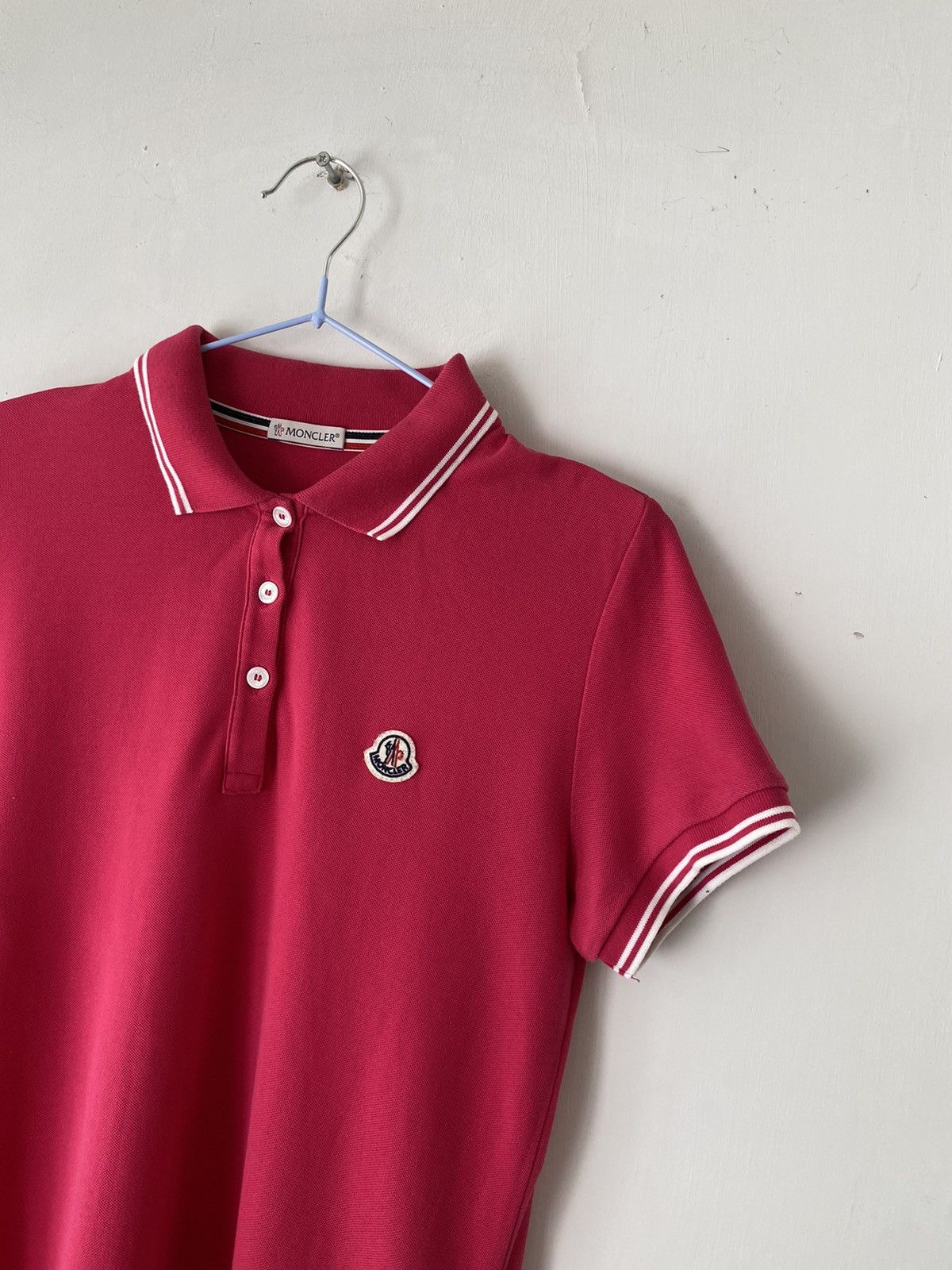 Moncler Moncler Luxury Polo T-shirt Size M / US 6-8 / IT 42-44 - 5 Thumbnail
