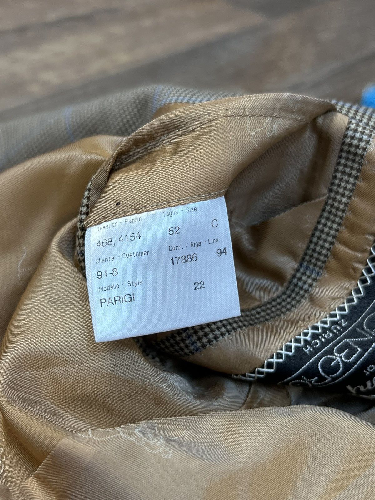 Brioni Brioni Parigi Two Buttons Grey Wool Checked Blazer size 52 Size 52S - 16 Thumbnail