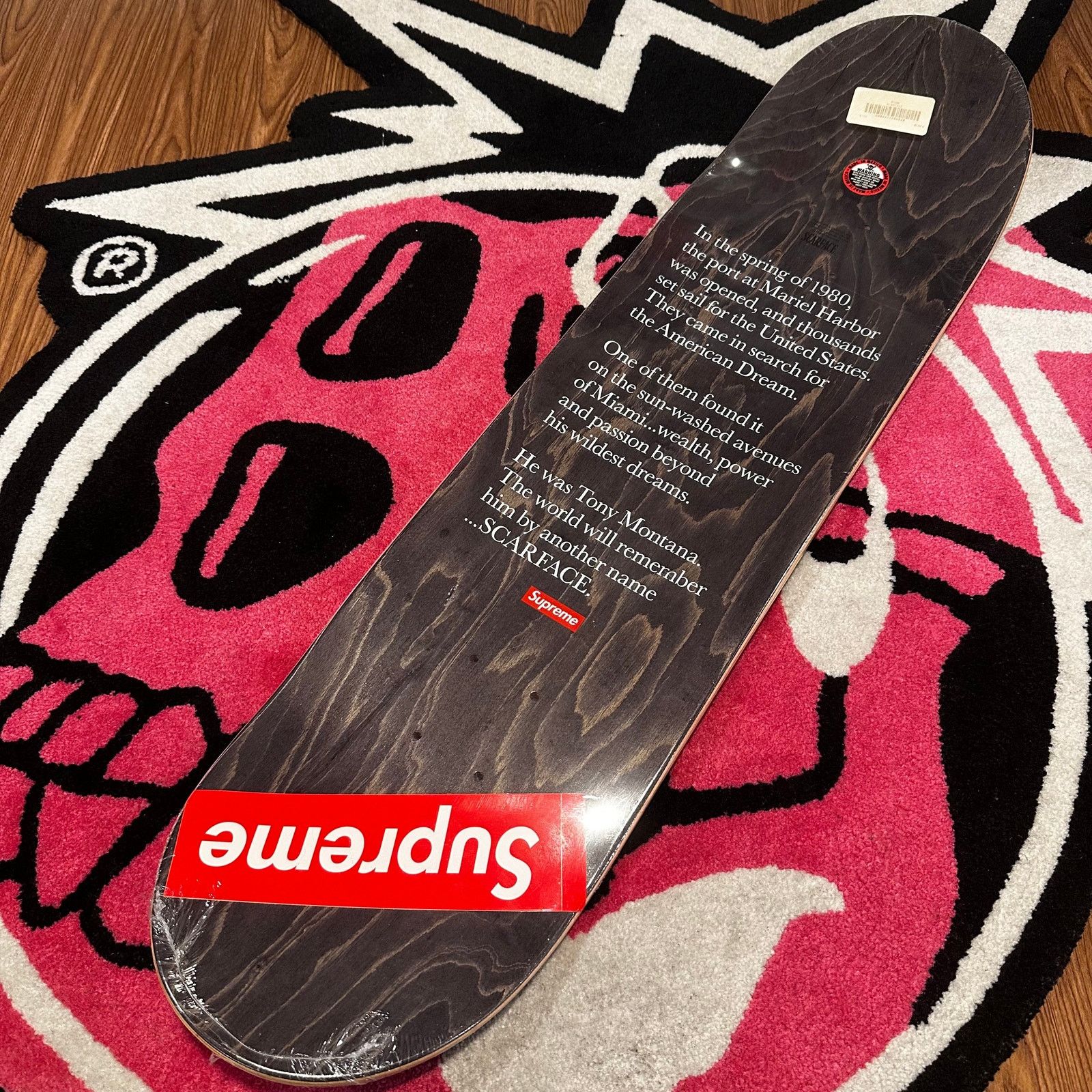 Supreme Supreme Scarface Split Skateboard Deck – Multi – New Size ONE SIZE - 2 Thumbnail