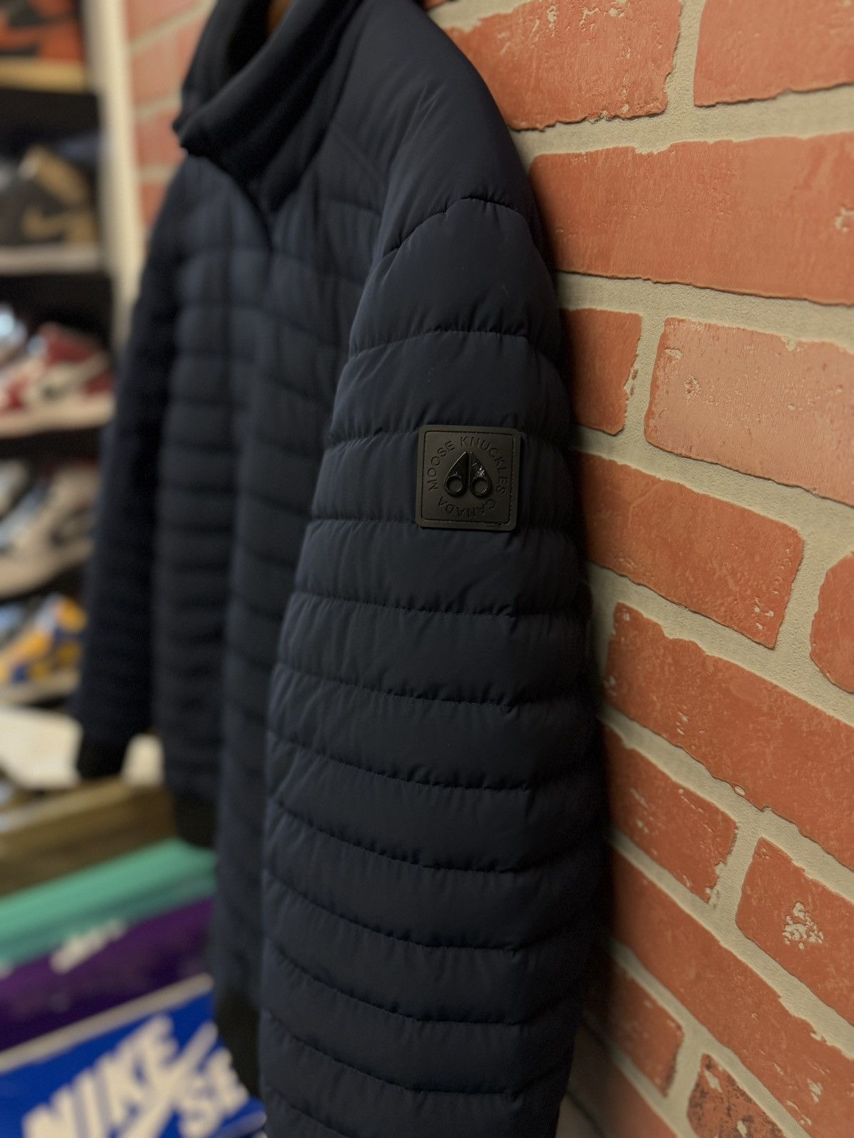 Moose Knuckles Moose Knuckles Jacket- Keap Bomber- Blue XXL Size US XXL / EU 58 / 5 - 5 Thumbnail