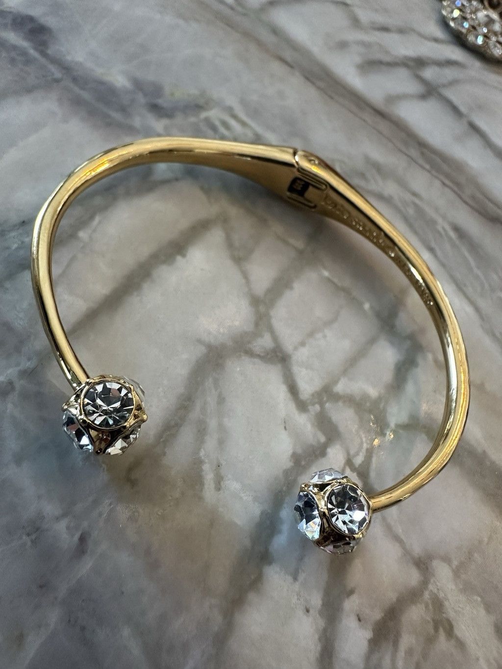 The Unbranded Brand Kate Spade New York Gold Tone Lady Marmalade Crystal Ball Hi Size ONE SIZE - 2 Thumbnail