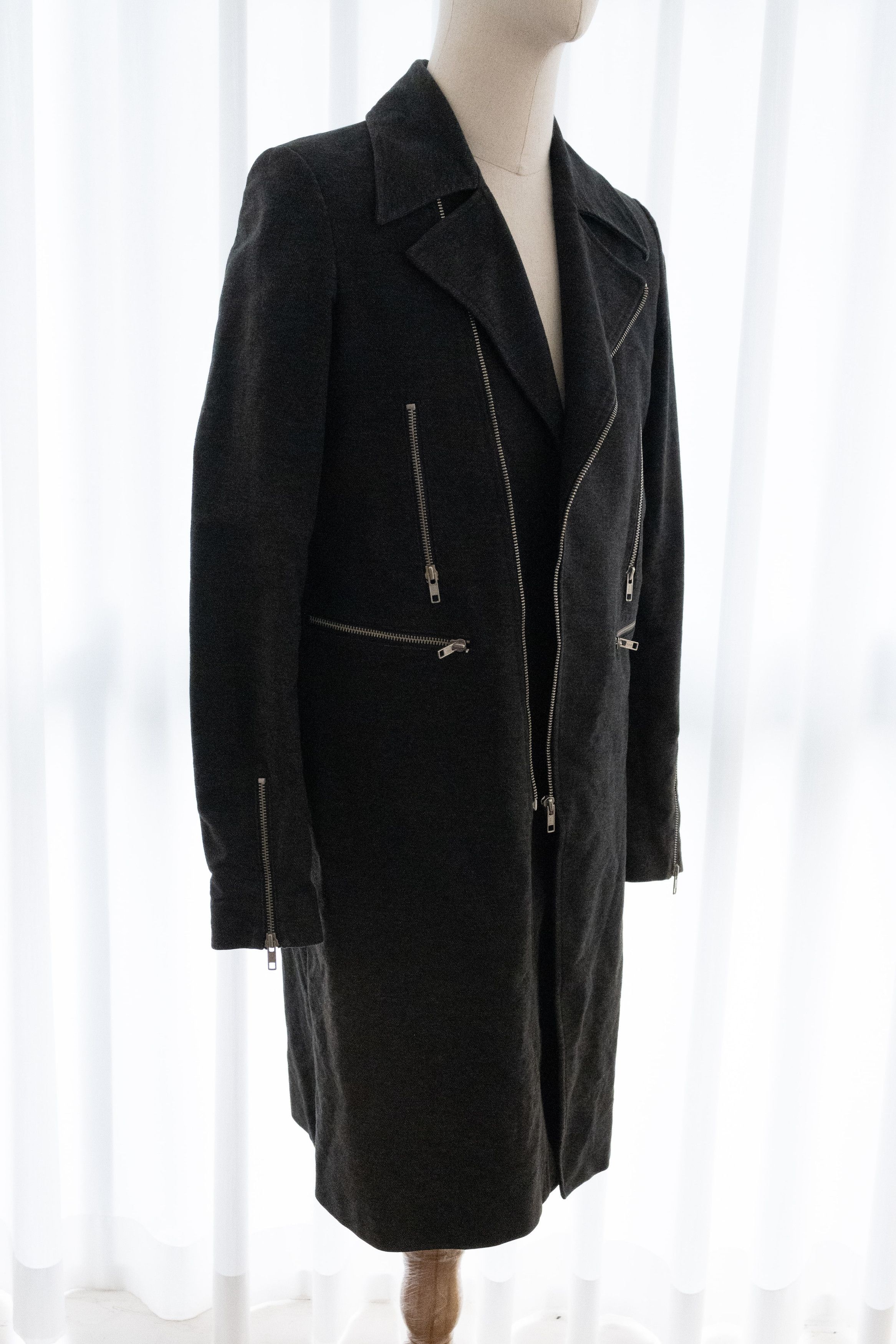 Raf Simons AW1998 Raf Simons “Radioactivity” Biker Coat Size US M / EU 48-50 / 2 - 6 Thumbnail