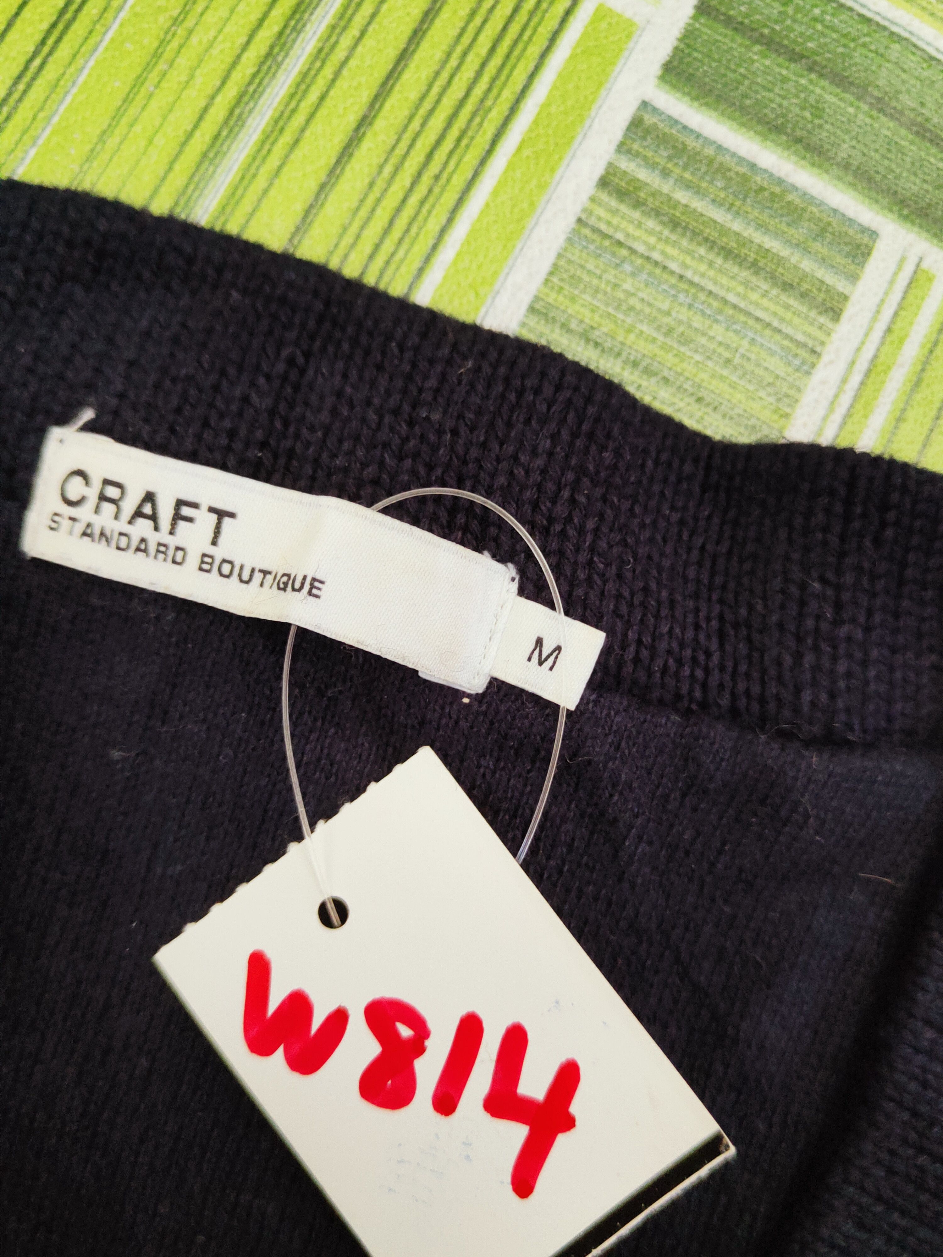 Japanese Brand × Vintage Craft Navy Knitwear Sweatshirts #W814 Size M / US 6-8 / IT 42-44 - 12 Thumbnail