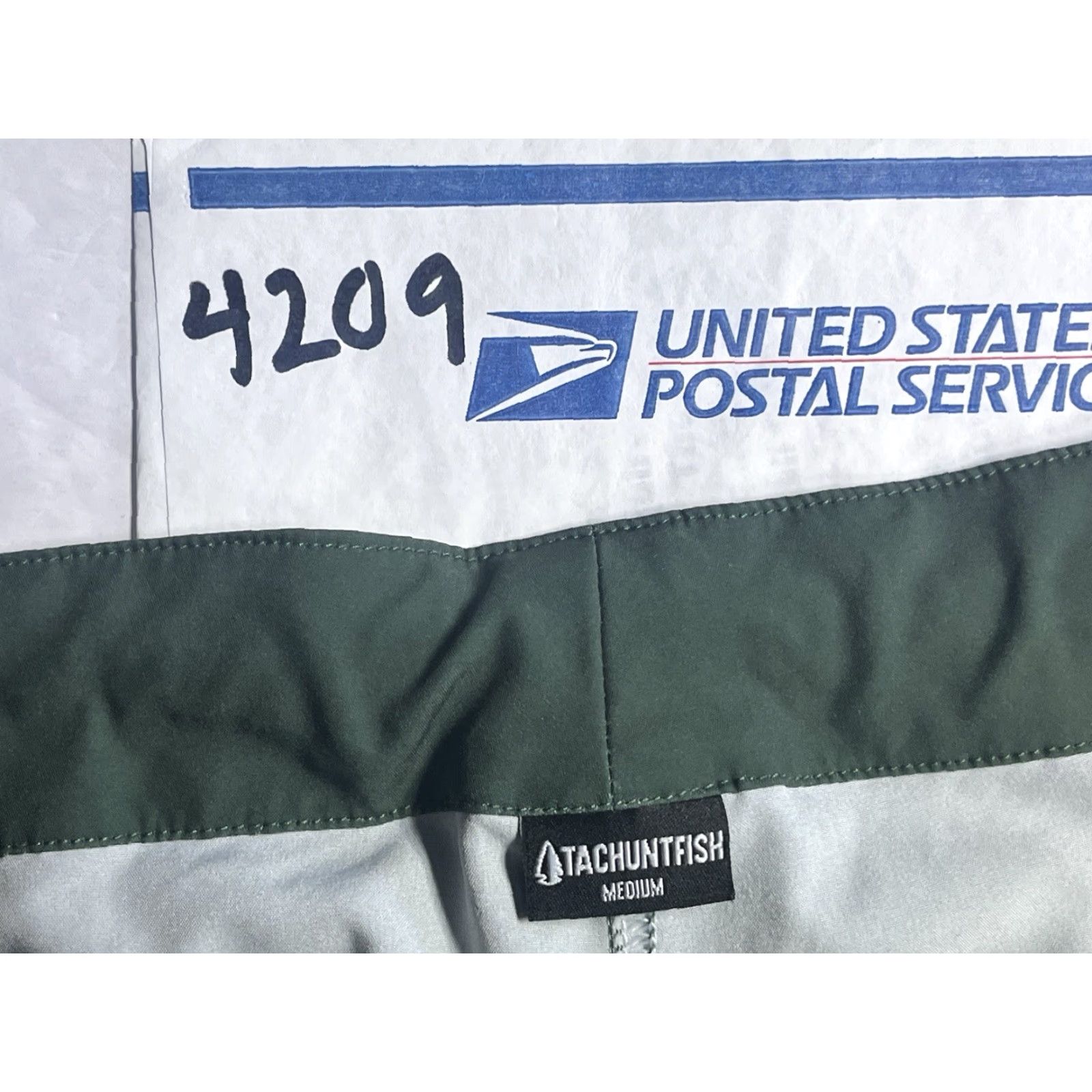 Vintage Tachuntfish Shorts Green Performance Gym Training Running Men's Medium Size US 31 - 7 Thumbnail