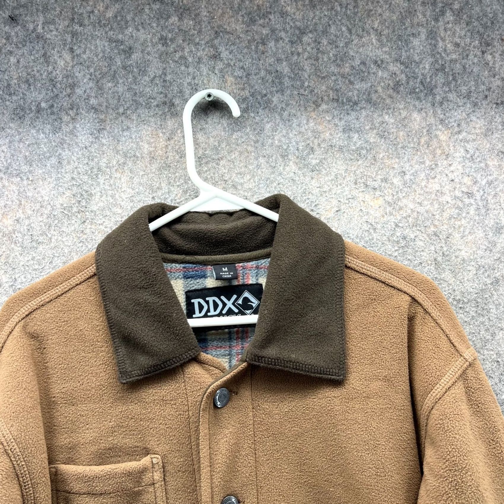 Vintage VINTAGE DRI DUCK Jacket Mens M Khaki Beiges DDX Utility Chore Hunting Lined Polyester Pockets Overcoat Blocked Size US M / EU 48-50 / 2 - 7 Thumbnail