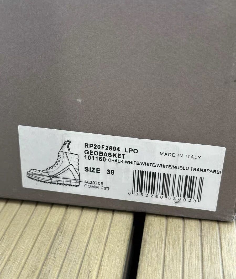 Rick Owens Rick Owens high-top shoes with transparent sole Size US 8 / IT 38 - 8 Thumbnail