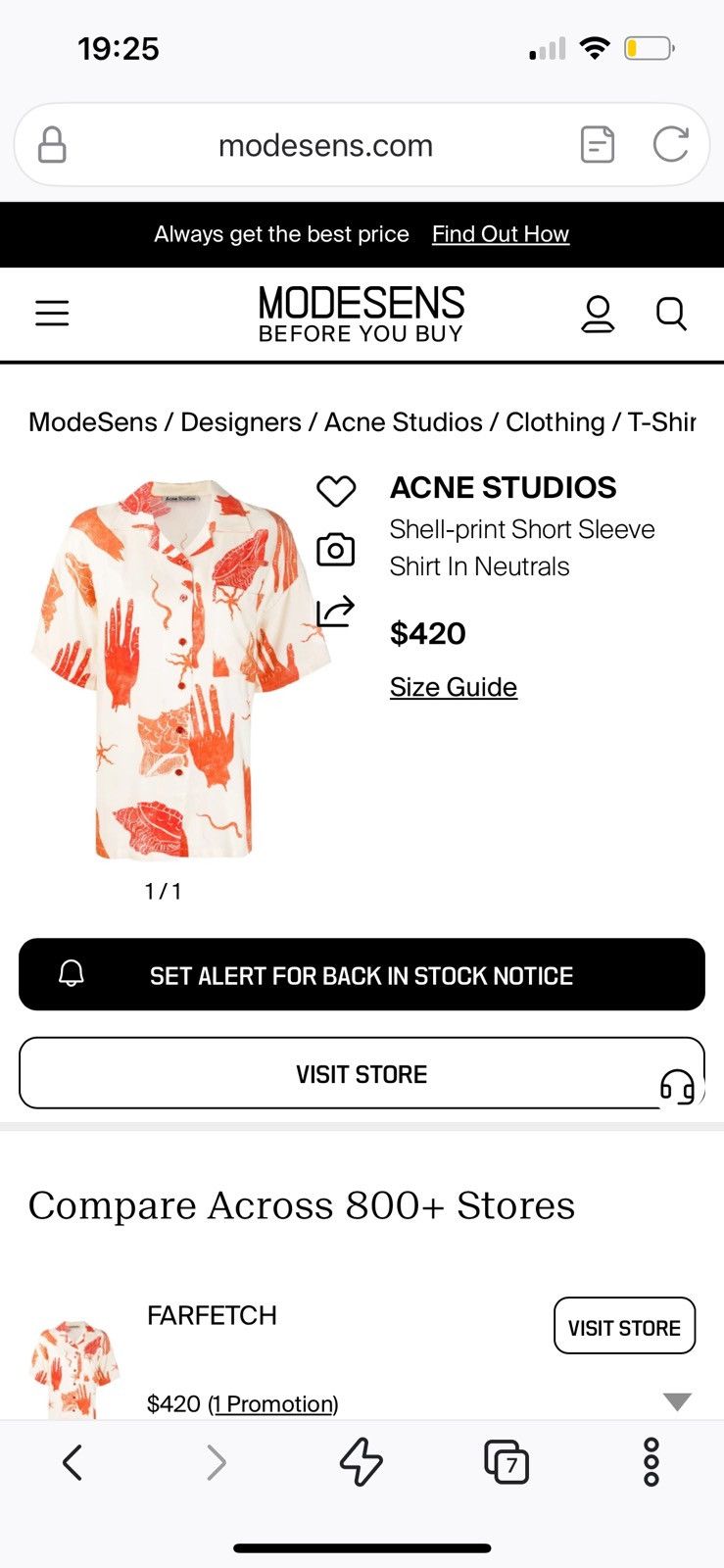 Acne Studios Acne Studios Ss20 Camp Shirt unisex Size US S / EU 44-46 / 1 - 3 Thumbnail
