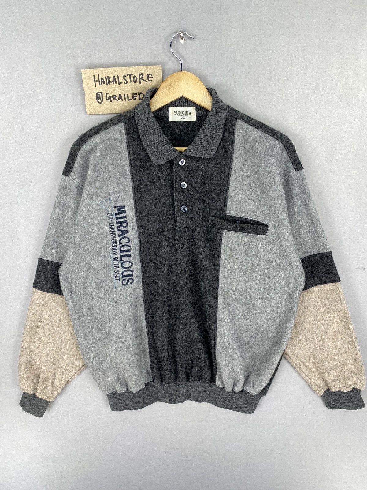 Japanese Brand Vintage Sweatshirt Collar By Sungria Size US M / EU 48-50 / 2 - 1 Thumbnail