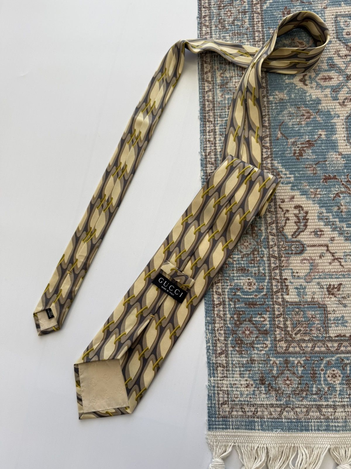 Gucci Rare Gucci Vintage Silk Ties Size ONE SIZE - 2 Thumbnail