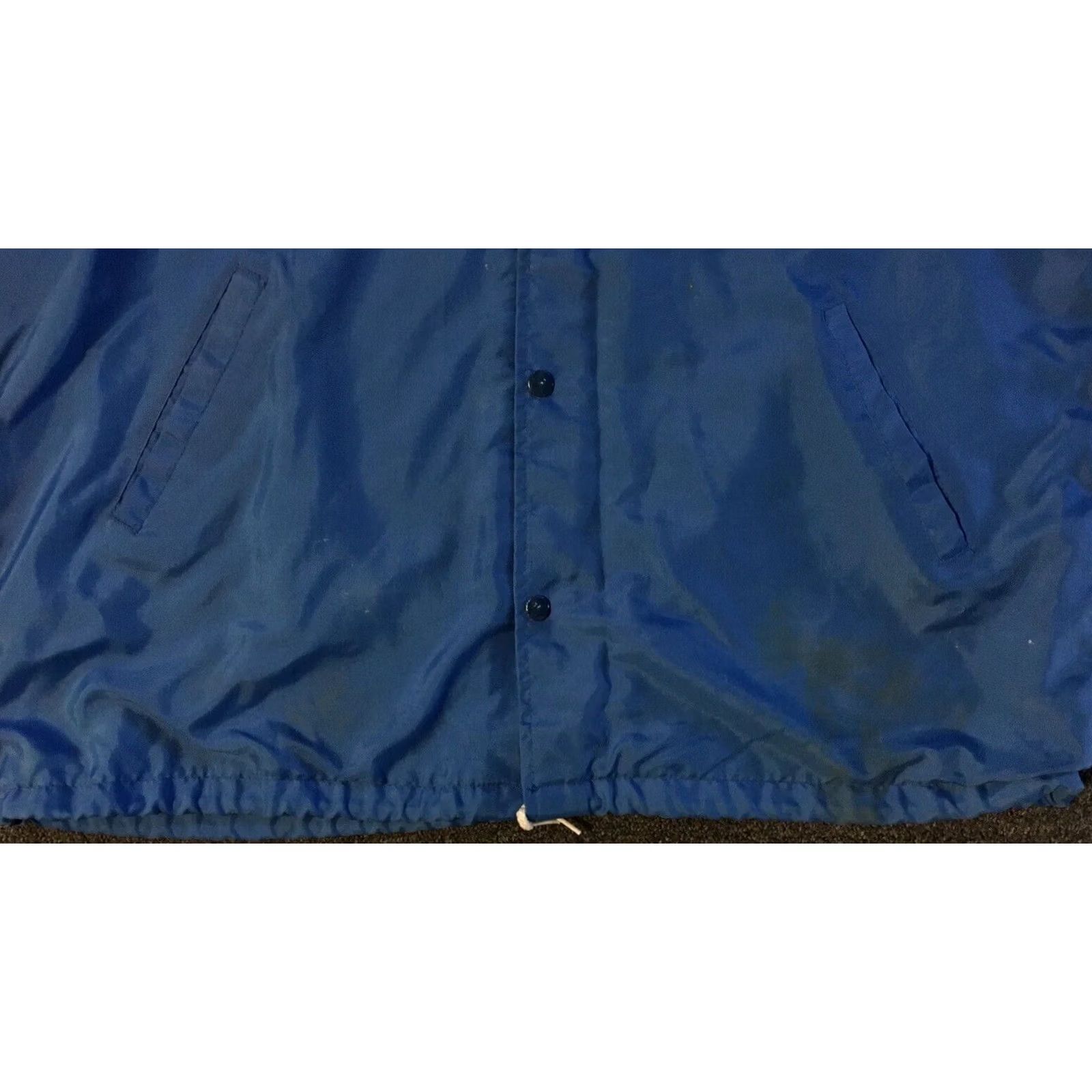 Vintage VINTAGE Prescott Lynx Lake Blue Nylon Windbreaker Jacket XL USA 80s 90s Grunge Punk College Arizona State University Mens Size US XL / EU 56 / 4 - 7 Thumbnail