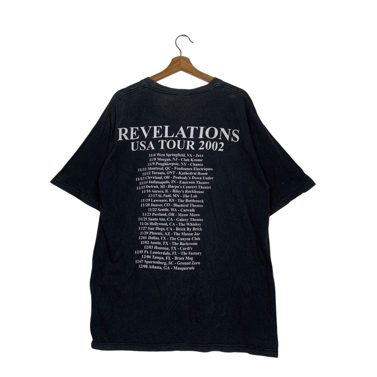 Band Tees Vintage Vader Revelations USA Tour 2002 Tee Size US XL / EU 56 / 4 - 7 Thumbnail